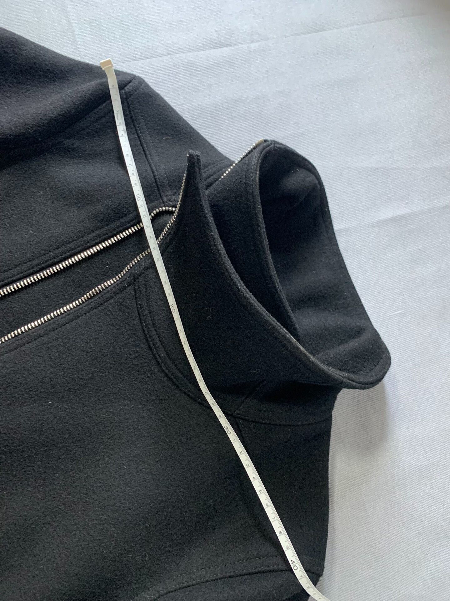 Rick Owens Rick Owens Wool Long Zip Coat Size US S / EU 44-46 / 1 - 9 Thumbnail