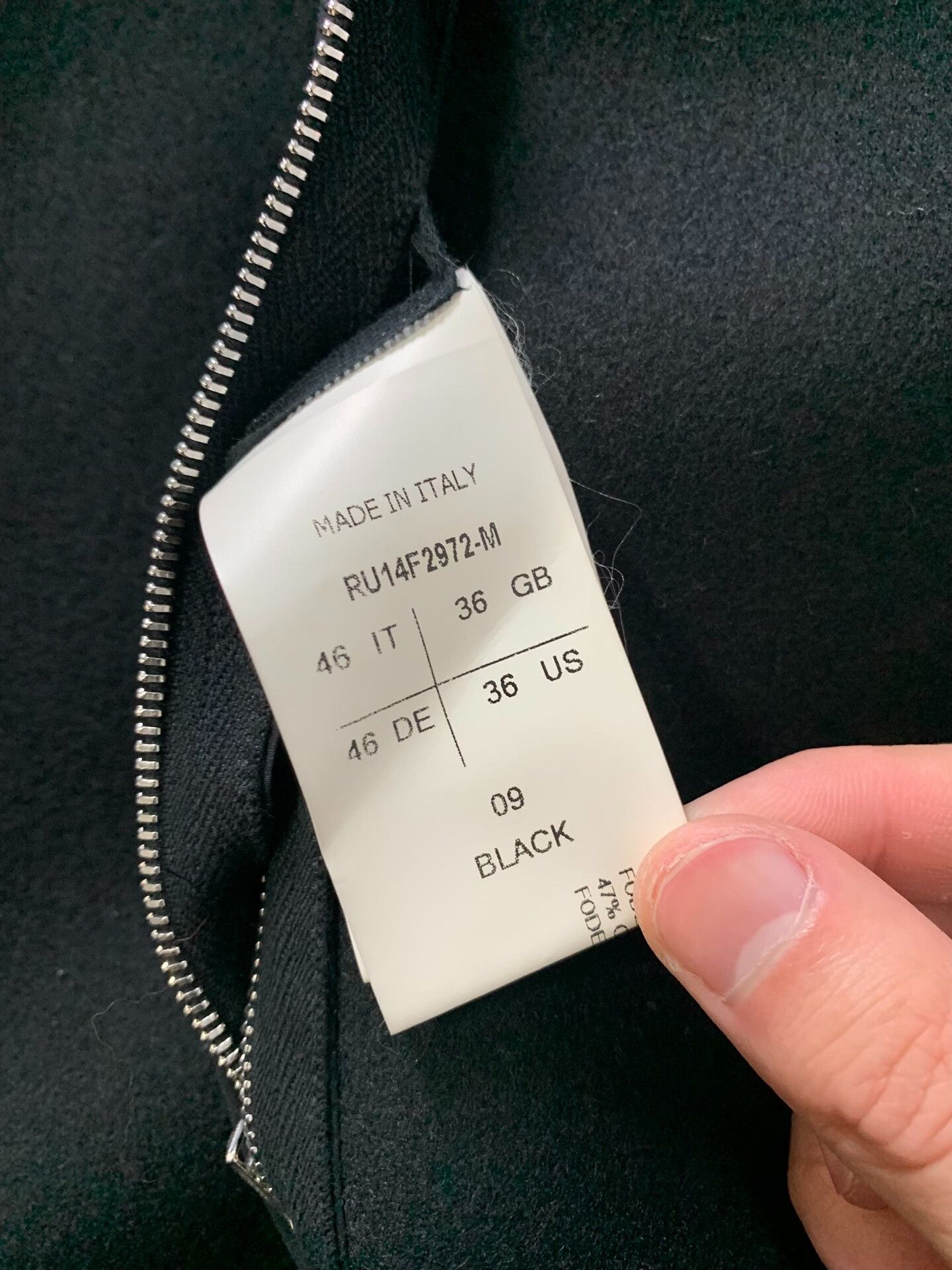 Rick Owens Rick Owens Wool Long Zip Coat Size US S / EU 44-46 / 1 - 4 Thumbnail