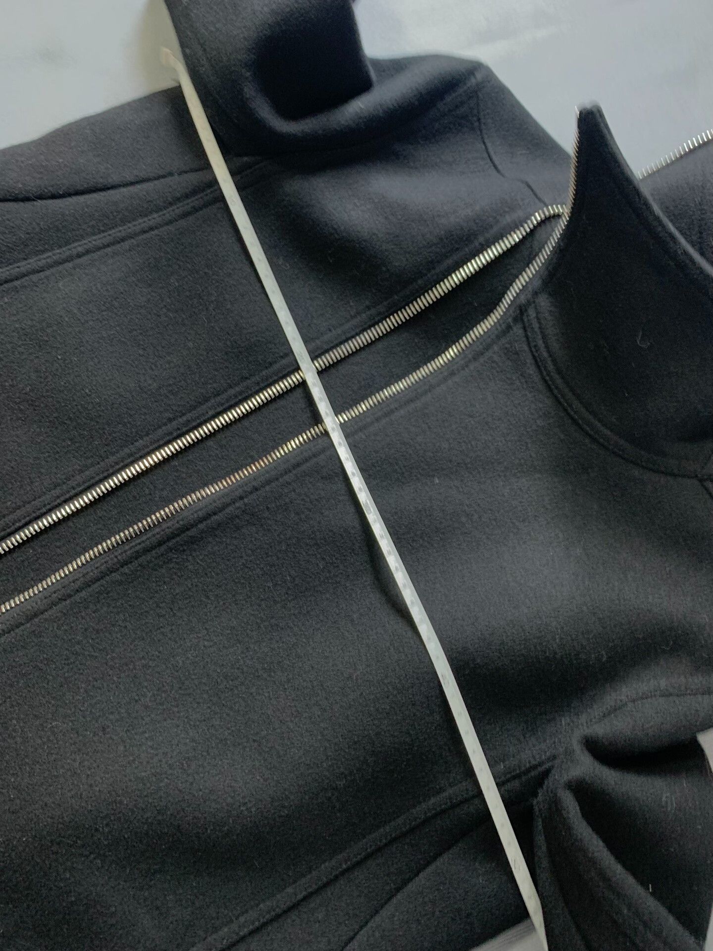 Rick Owens Rick Owens Wool Long Zip Coat Size US S / EU 44-46 / 1 - 7 Thumbnail