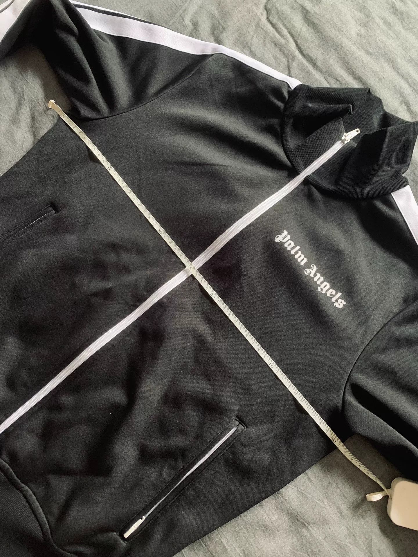 Palm Angels Palm Angels Classic Black White Striped Jacket Size US S / EU 44-46 / 1 - 7 Thumbnail