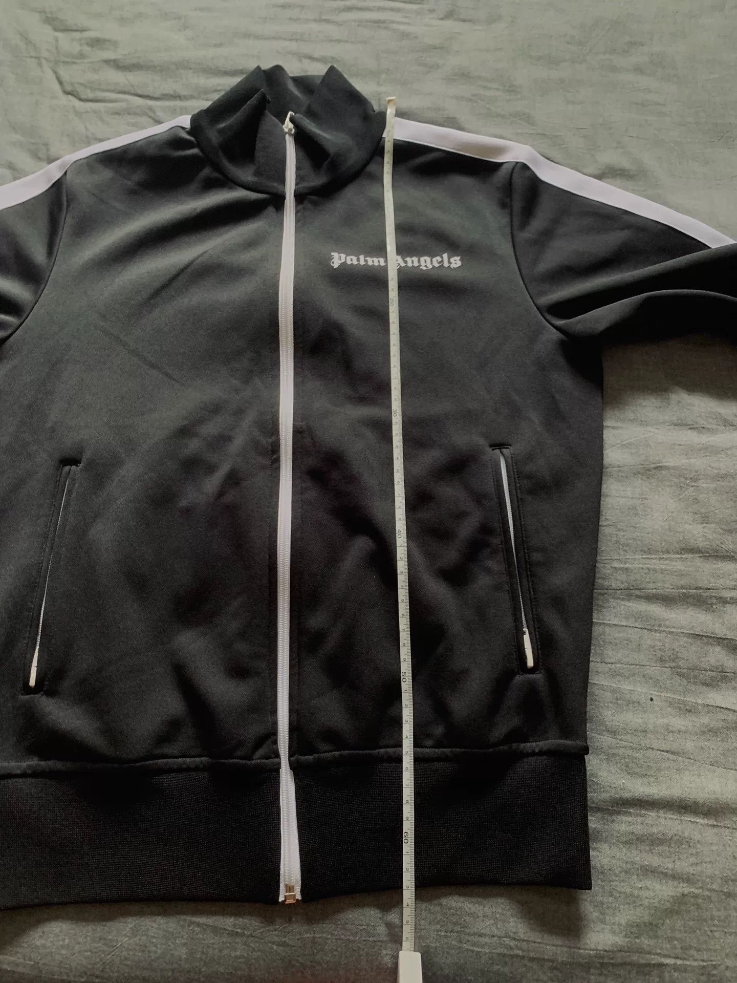 Palm Angels Palm Angels Classic Black White Striped Jacket Size US S / EU 44-46 / 1 - 8 Thumbnail