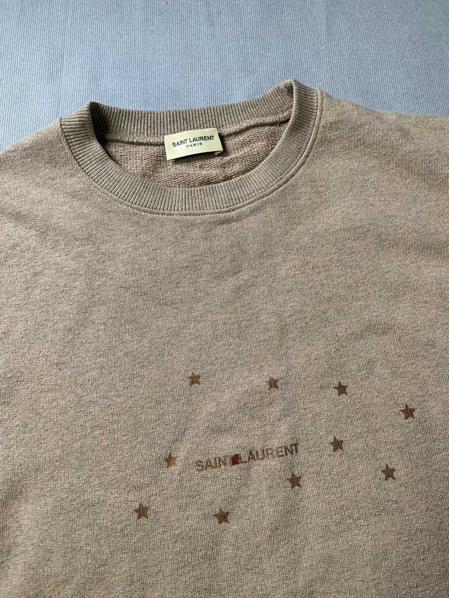 Saint Laurent Paris SAINT LAURENT SLP Star Logo Sweatshirt Size US L / EU 52-54 / 3 - 3 Thumbnail