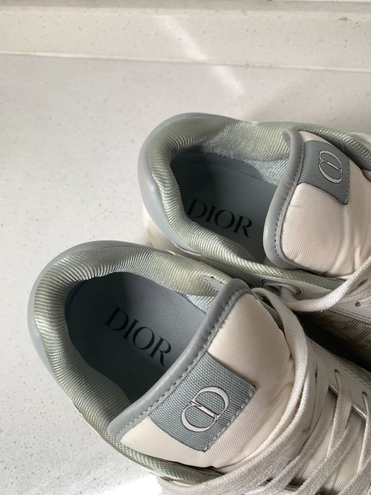 Dior Dior B27 Gray White Low-Top Sneakers Size US 10 / EU 43 - 7 Thumbnail
