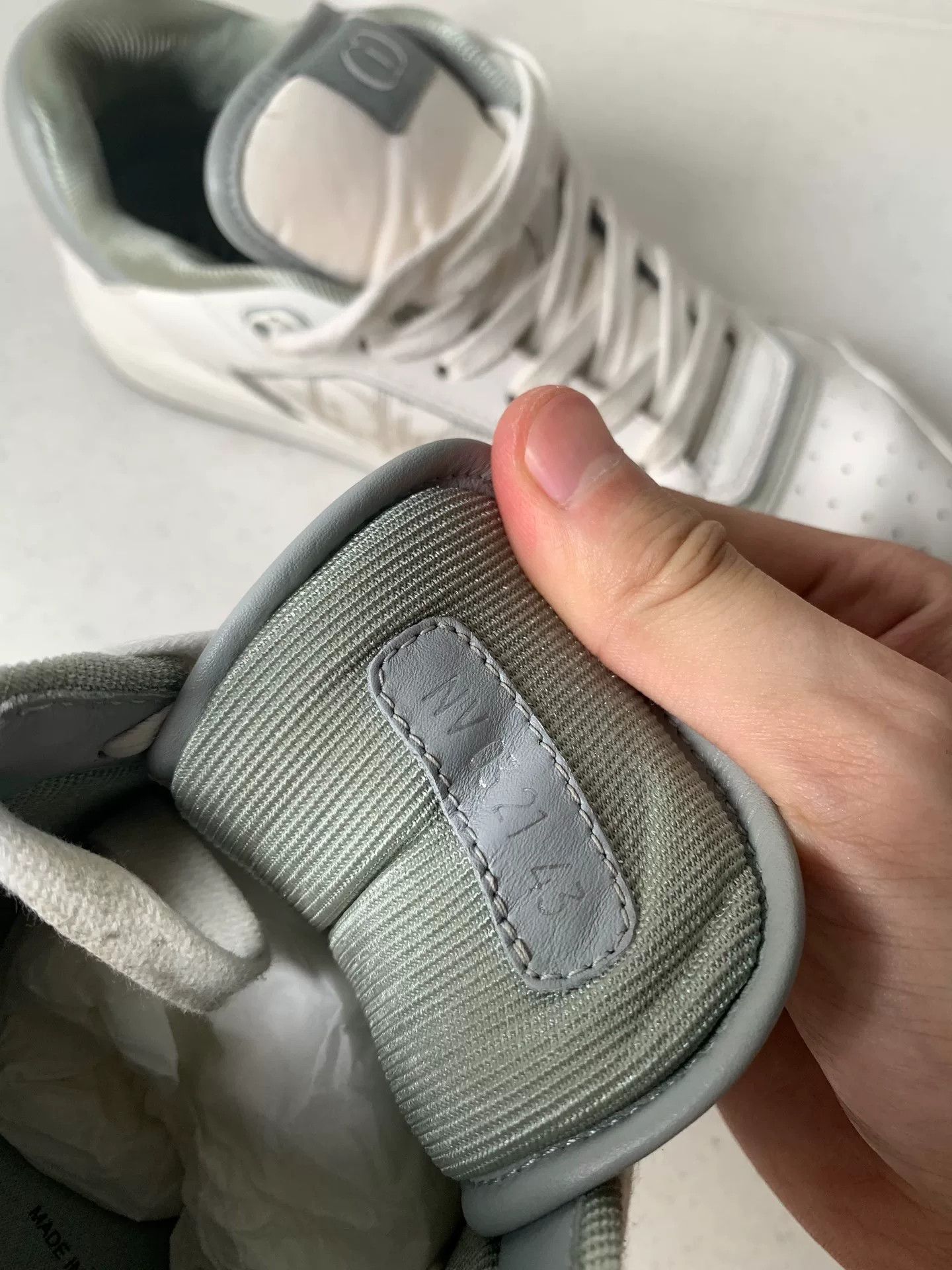 Dior Dior B27 Gray White Low-Top Sneakers Size US 10 / EU 43 - 8 Thumbnail