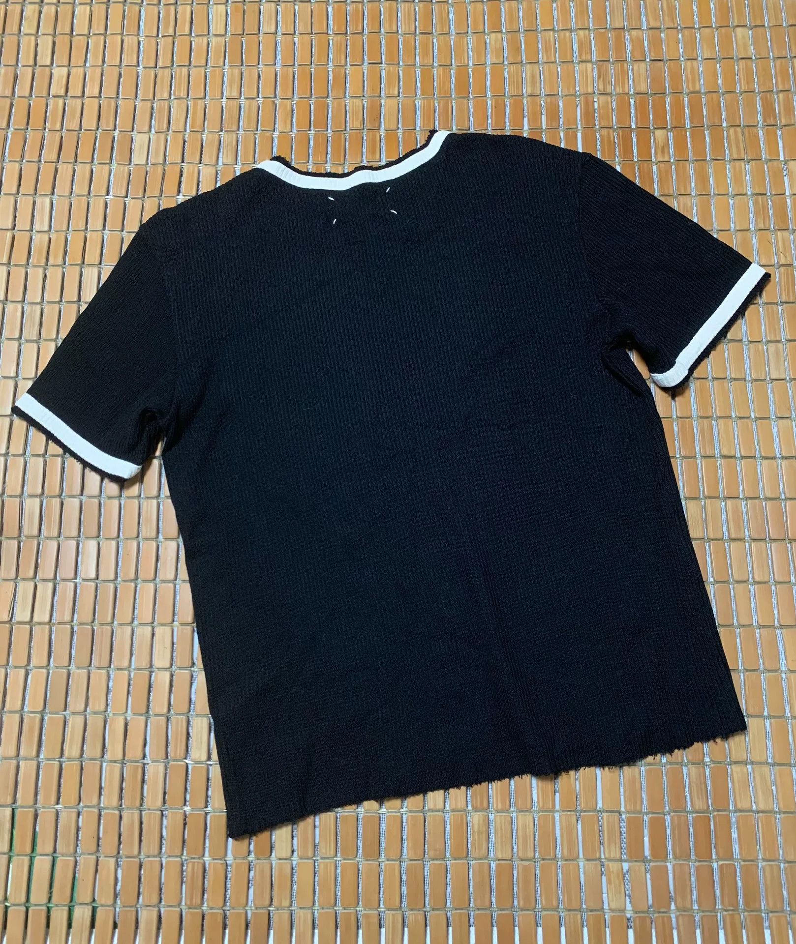 Maison Margiela Maison Margiela Cotton Striped Short-Sleeve Top Size US M / EU 48-50 / 2 - 3 Thumbnail