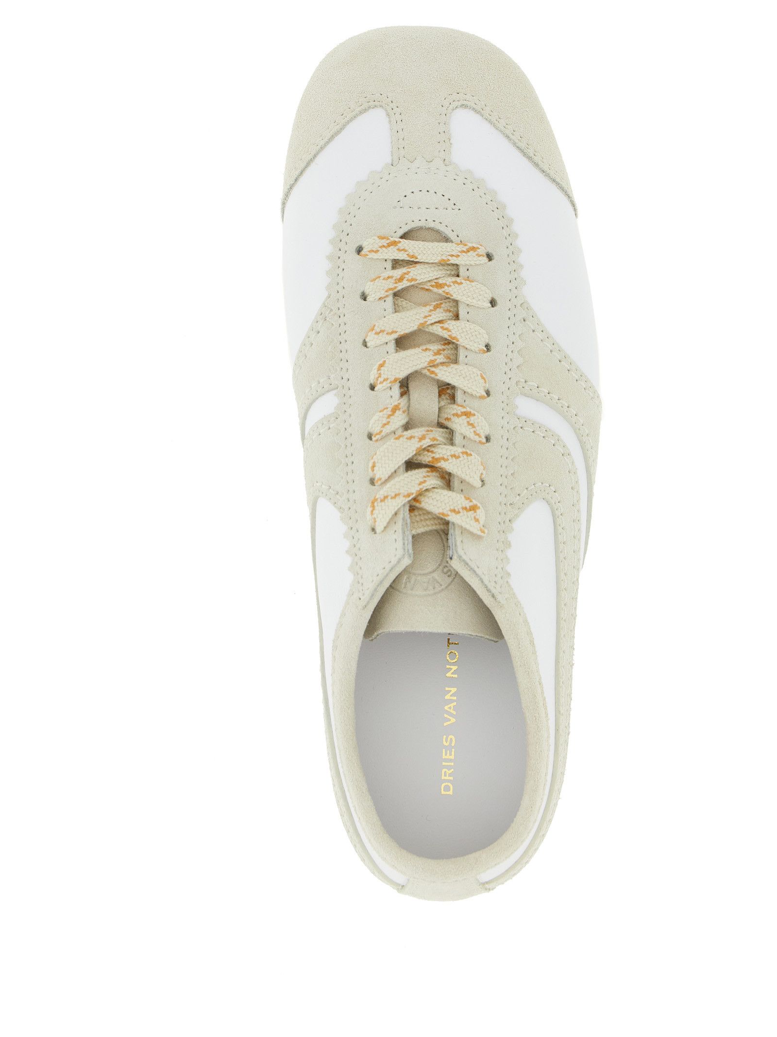 Dries Van Noten Leather and suede sneakers Size US 7 / EU 40 - 4 Thumbnail