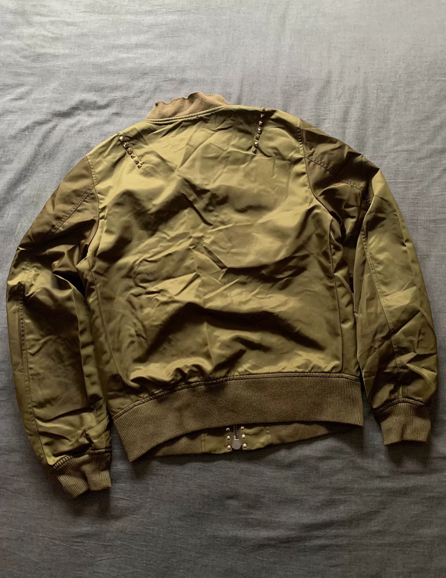 Valentino Valentino Rivet MA1 Bomber Jacket Size US M / EU 48-50 / 2 - 2 Thumbnail