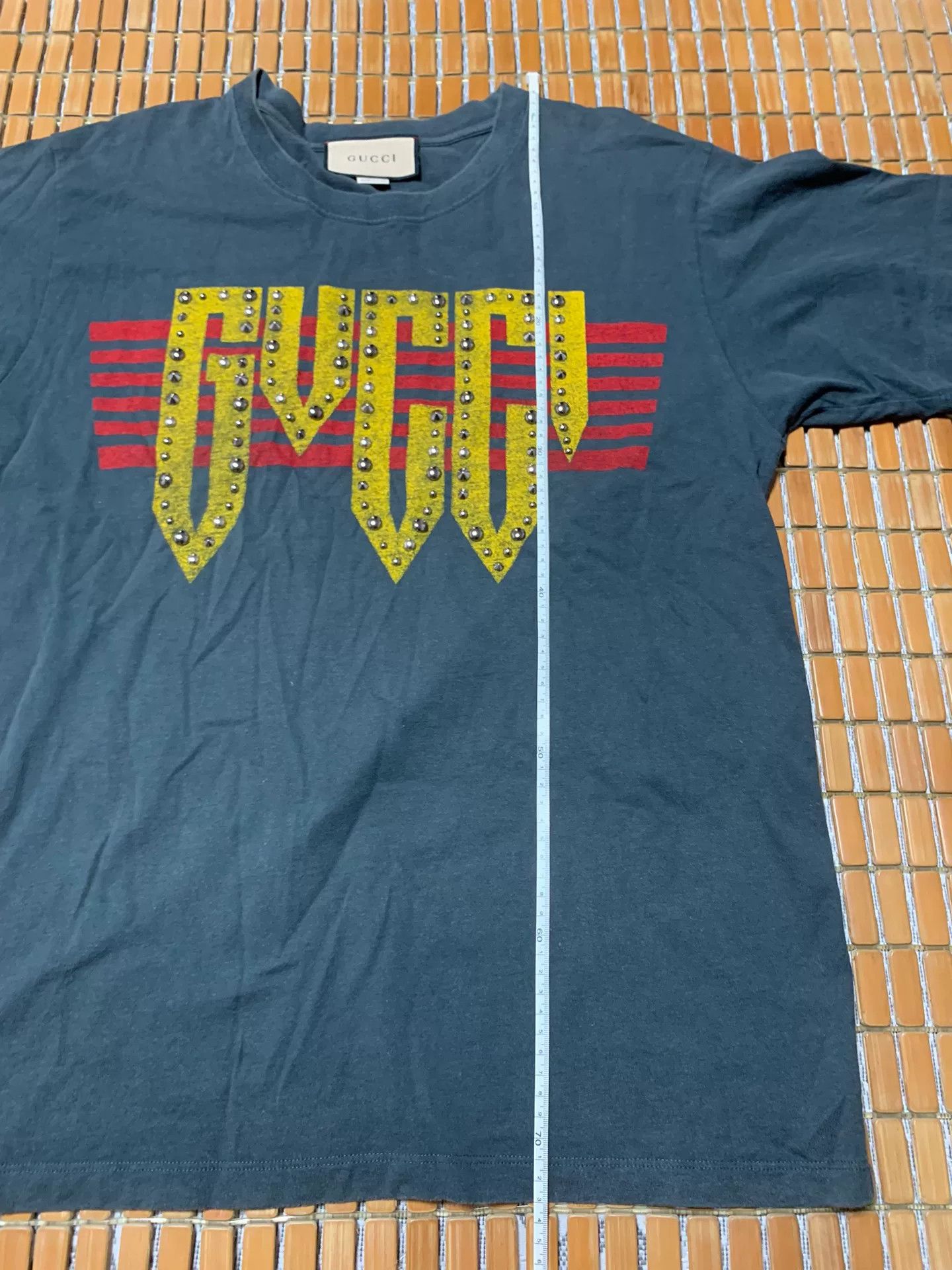 Gucci Gucci Printed Logo Rivet Short Sleeve Size XS / US 0-2 / IT 36-38 - 8 Thumbnail