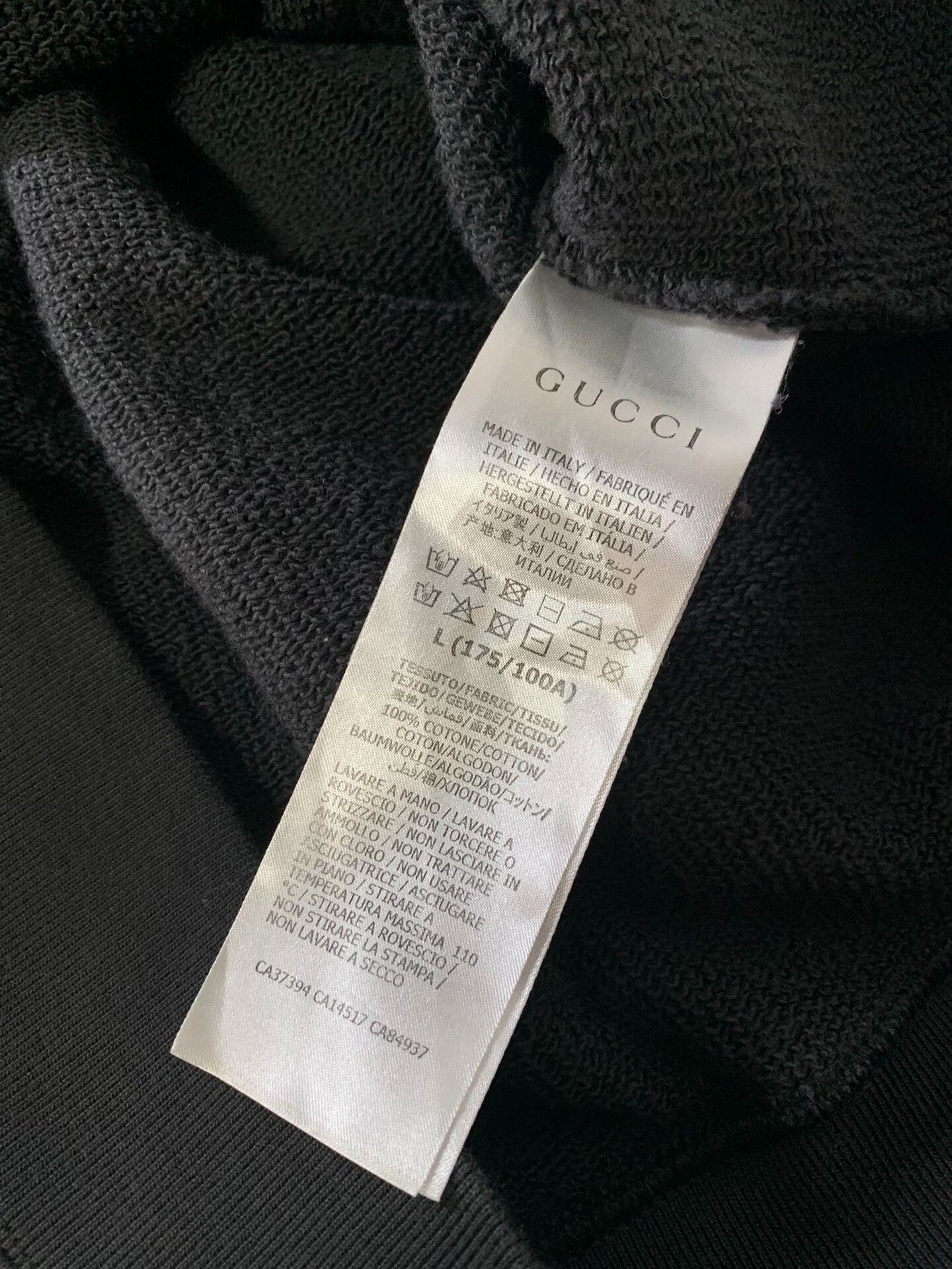 Gucci Gucci Washed Half-Zip Printed Hoodie Size US L / EU 52-54 / 3 - 4 Thumbnail