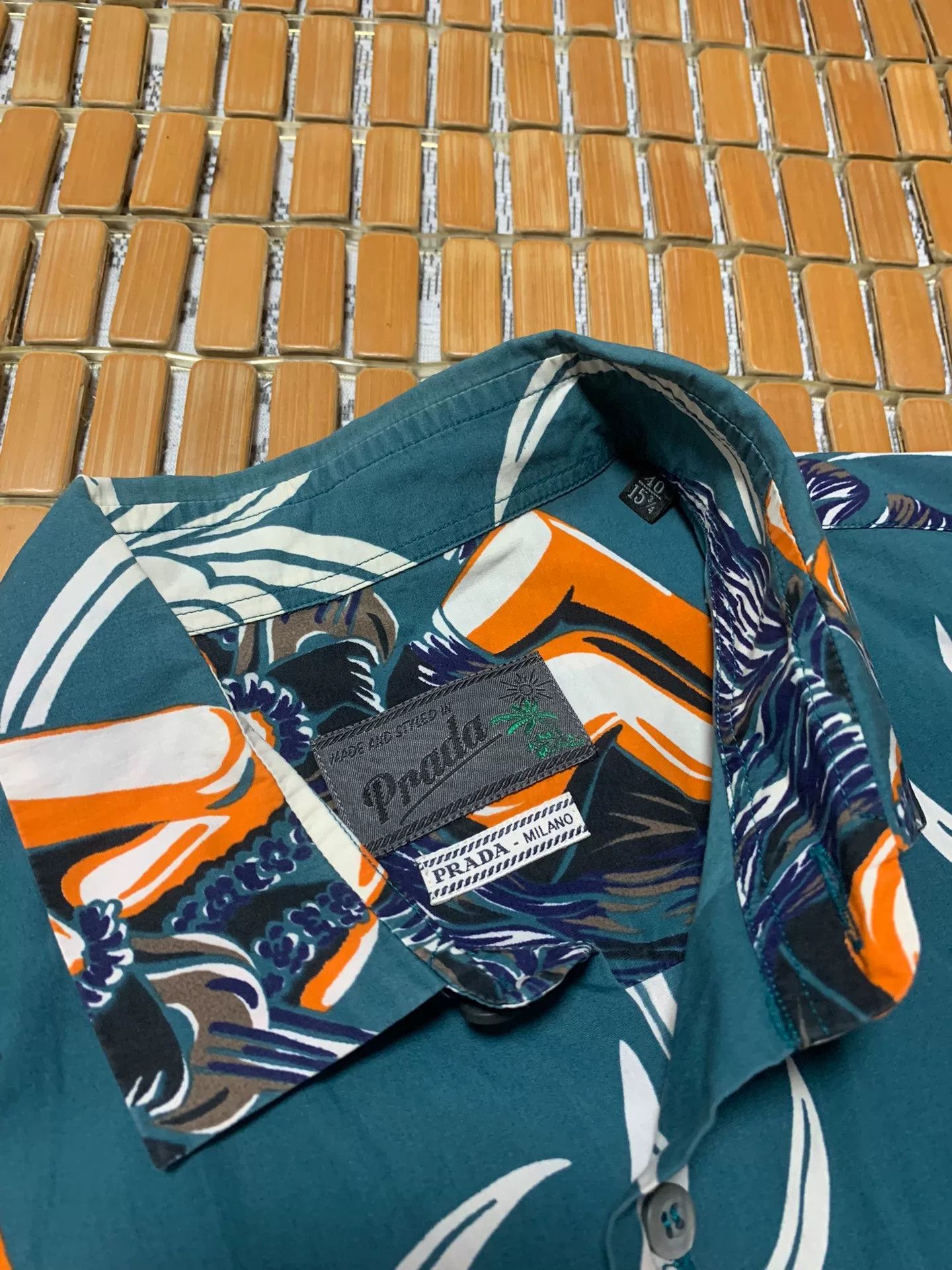 Prada Prada Runway Hawaiian Shirt Size US XXS / EU 40 - 4 Thumbnail