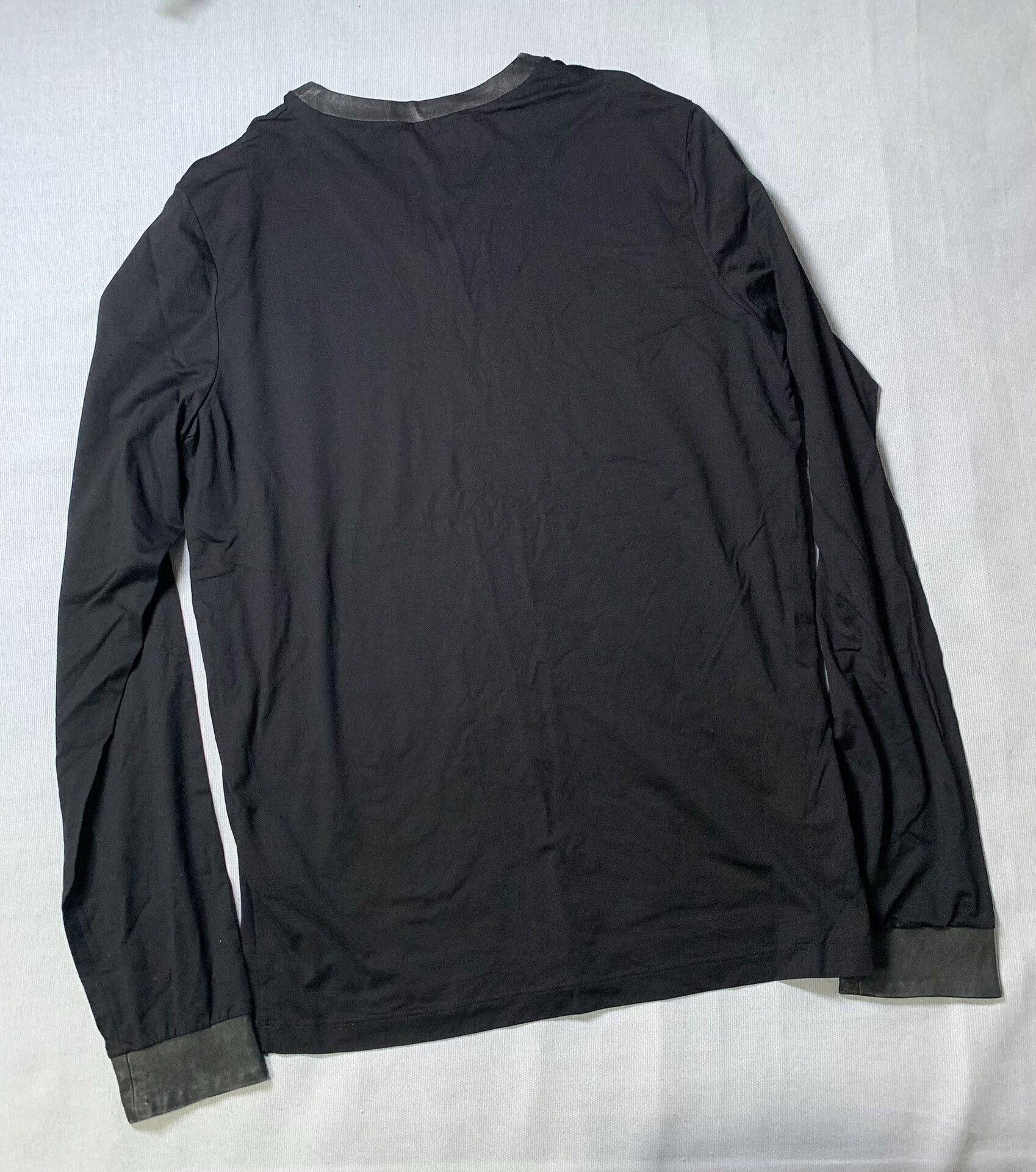 Prada Prada Lambskin Trim Long-Sleeve Base Layer Size US XL / EU 56 / 4 - 3 Thumbnail