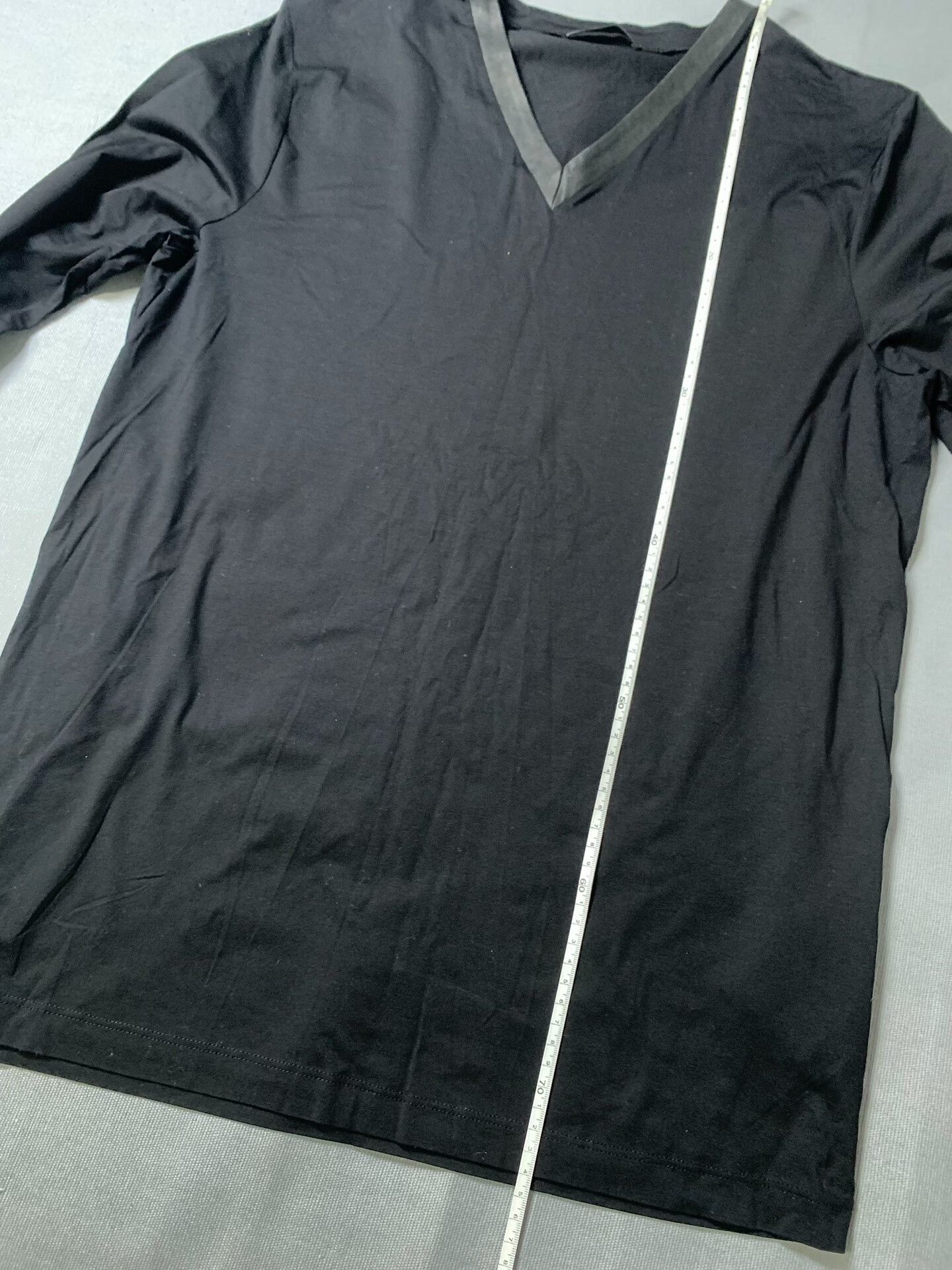 Prada Prada Lambskin Trim Long-Sleeve Base Layer Size US XL / EU 56 / 4 - 8 Thumbnail