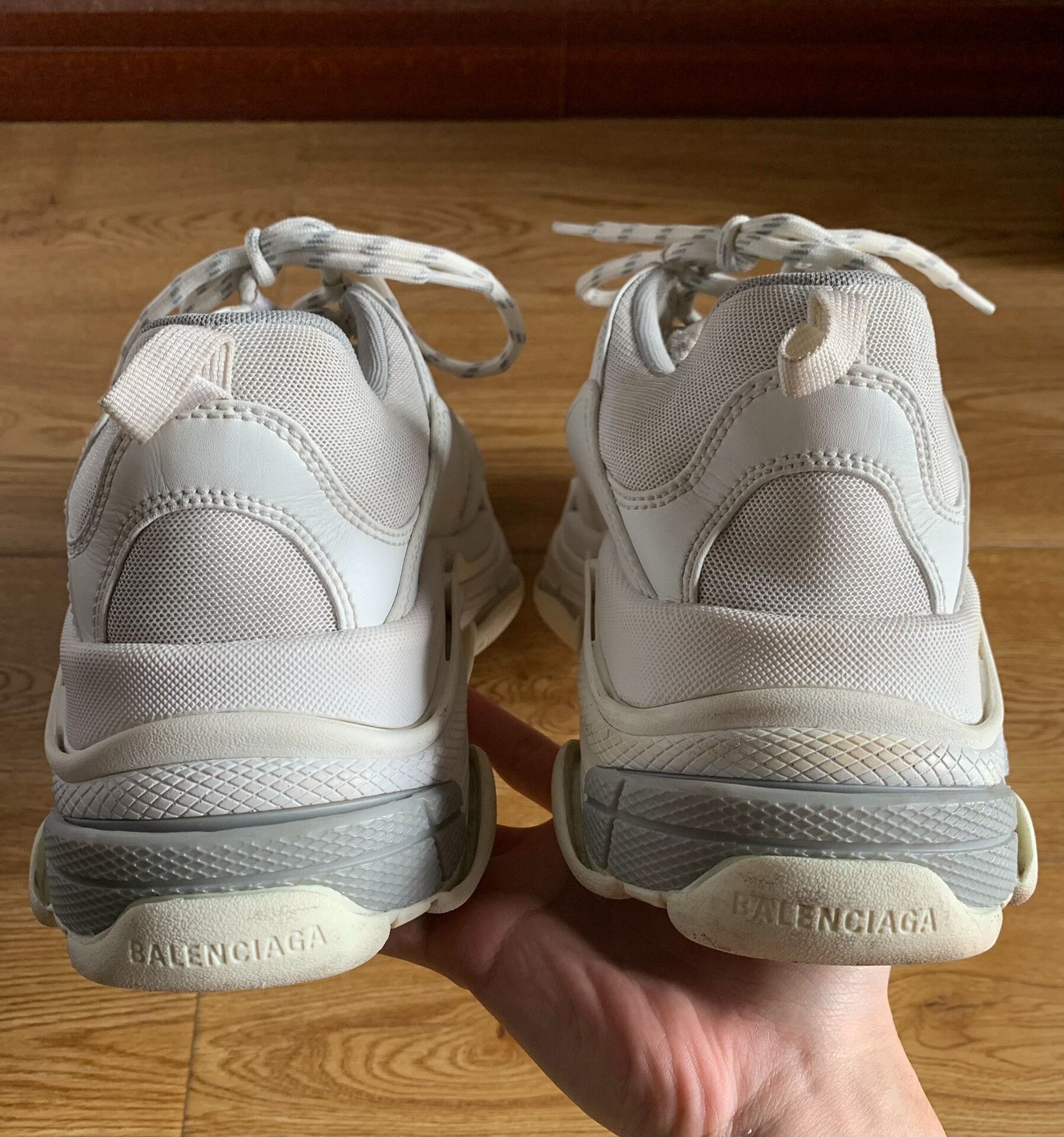 Balenciaga Balenciaga Triple S Silver White Size US 10 / EU 43 - 6 Thumbnail