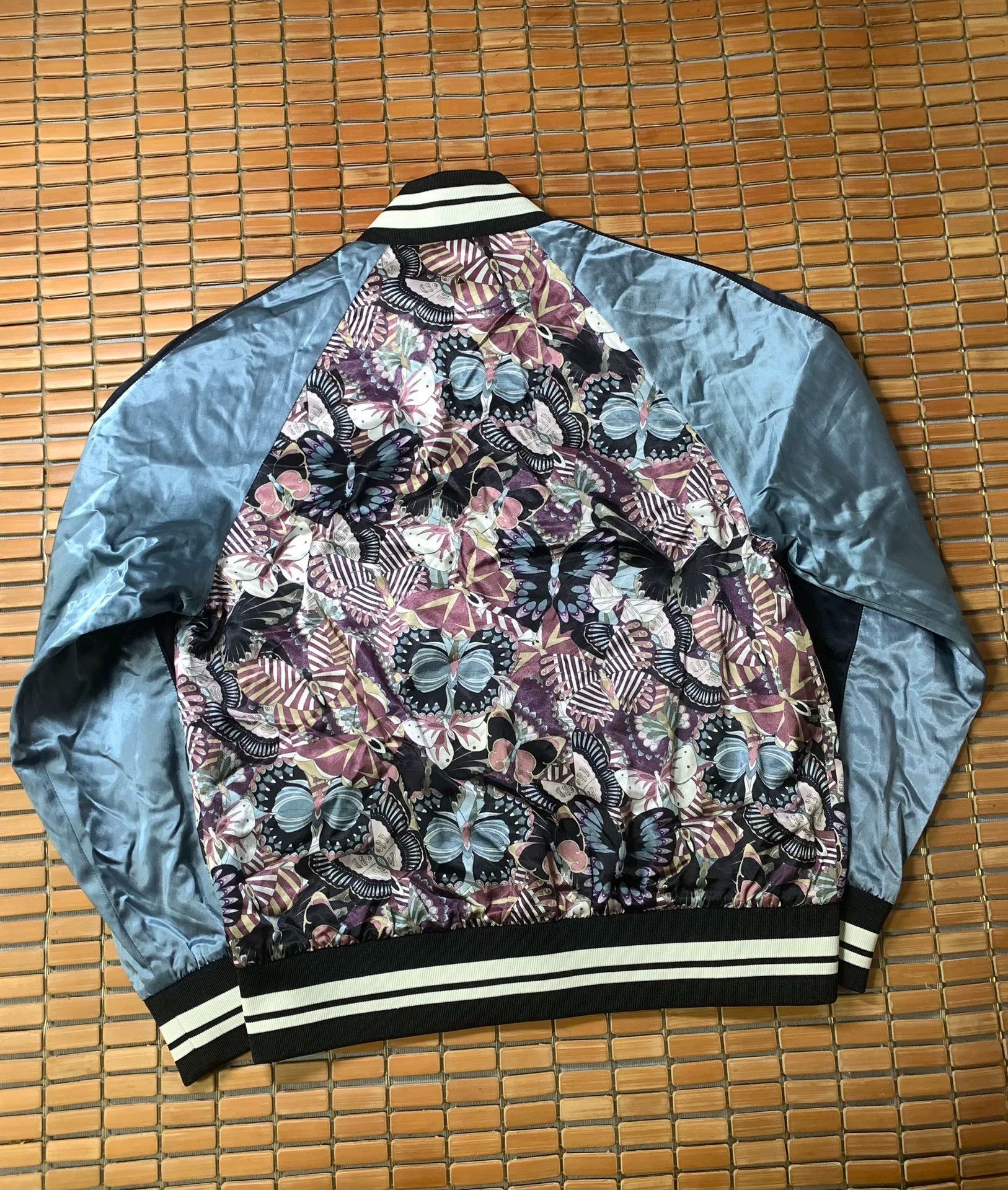 Valentino Valentino Butterfly Camo Baseball Jacket Size US M / EU 48-50 / 2 - 2 Thumbnail