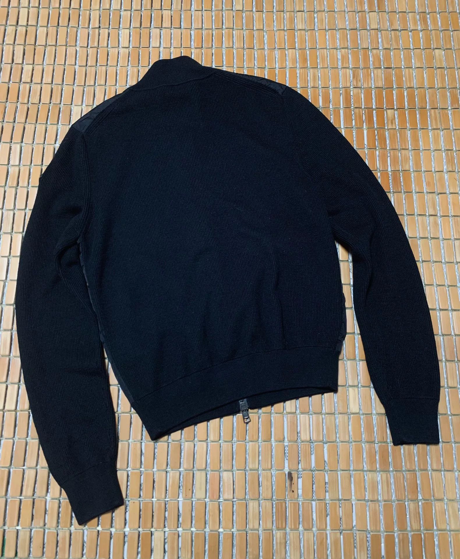 Moncler Moncler Black Label Wool Nylon Sweatshirt Size US M / EU 48-50 / 2 - 2 Thumbnail