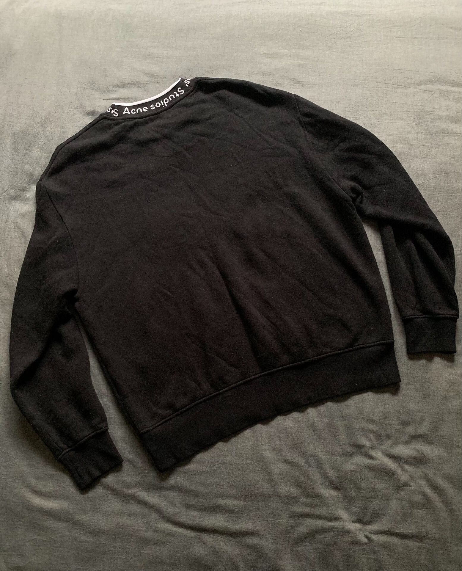 Acne Studios Acne Studios Collar Logo Sweatshirt Size XS / US 0-2 / IT 36-38 - 2 Thumbnail