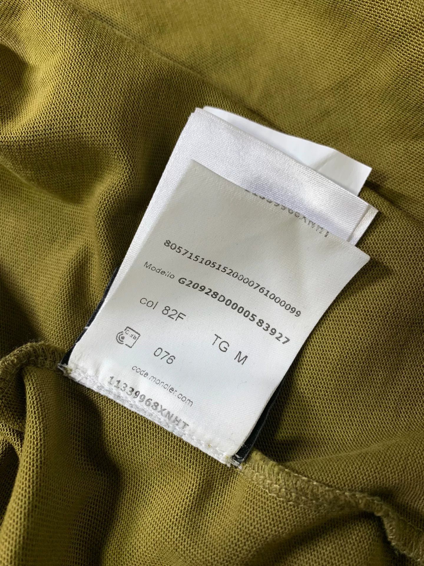 Moncler Moncler 1952 Military Green Embroidered Sweatshirt Size US M / EU 48-50 / 2 - 5 Thumbnail