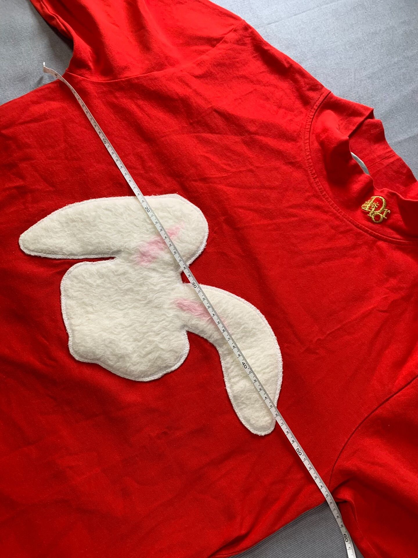 Dior Dior Year of Rabbit Red Embroidered Turtleneck Size M / US 6-8 / IT 42-44 - 6 Thumbnail