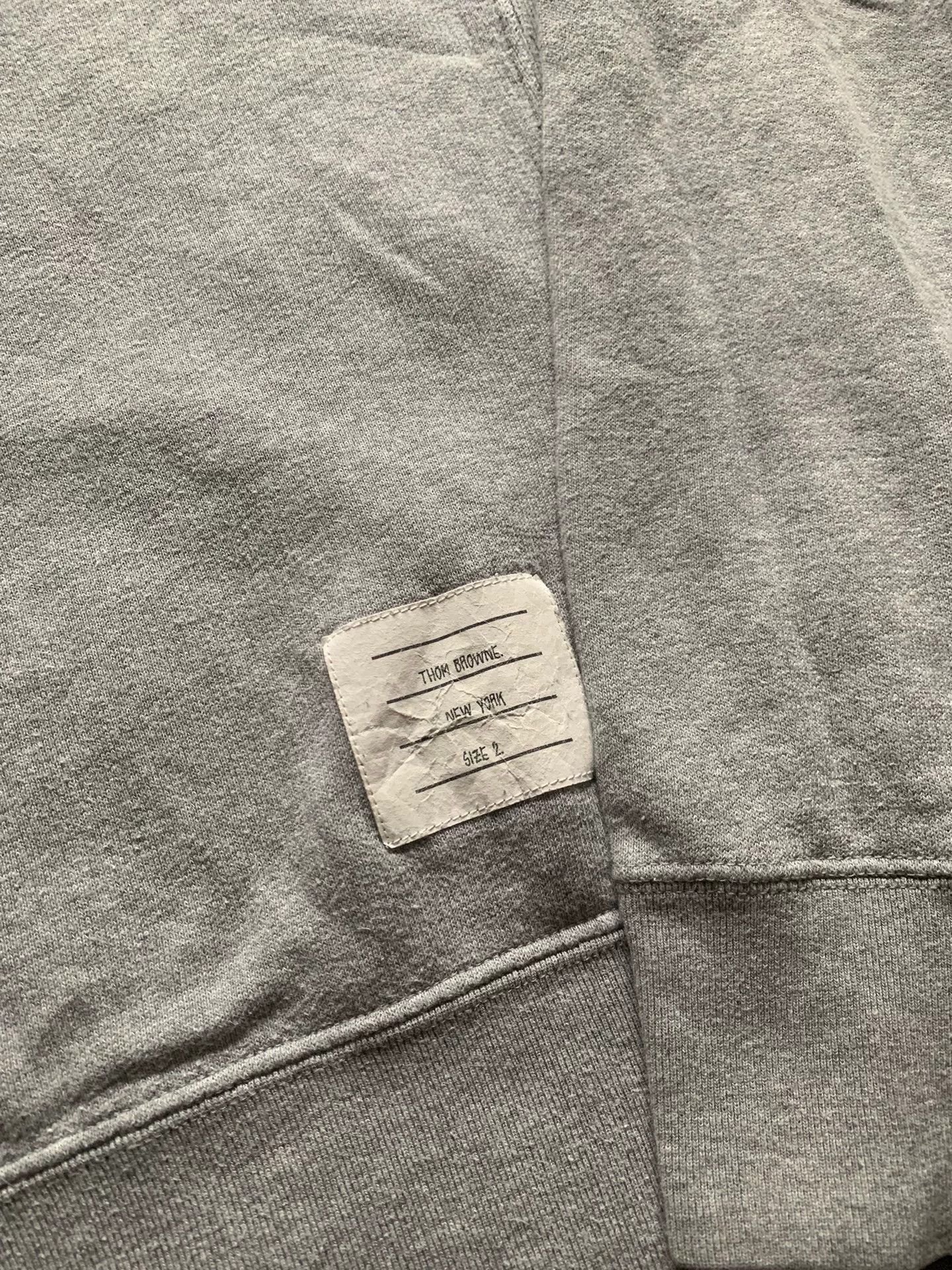 Thom Browne Thom Browne 4-Stripe Sweatshirt Size US M / EU 48-50 / 2 - 2 Thumbnail