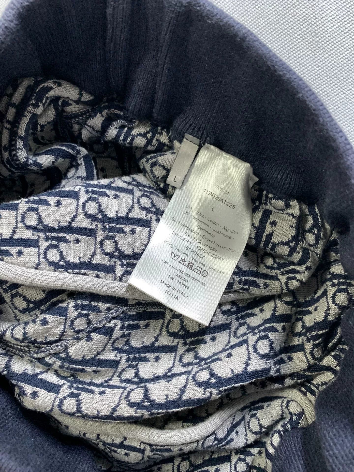 Dior Dior Embroidered Logo Cashmere Pants Size US 34 / EU 50 - 4 Thumbnail
