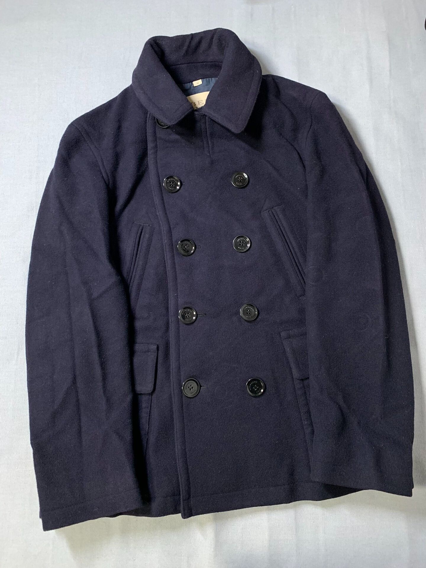 Burberry Burberry Wool Double-Breasted Coat Size US M / EU 48-50 / 2 - 2 Thumbnail