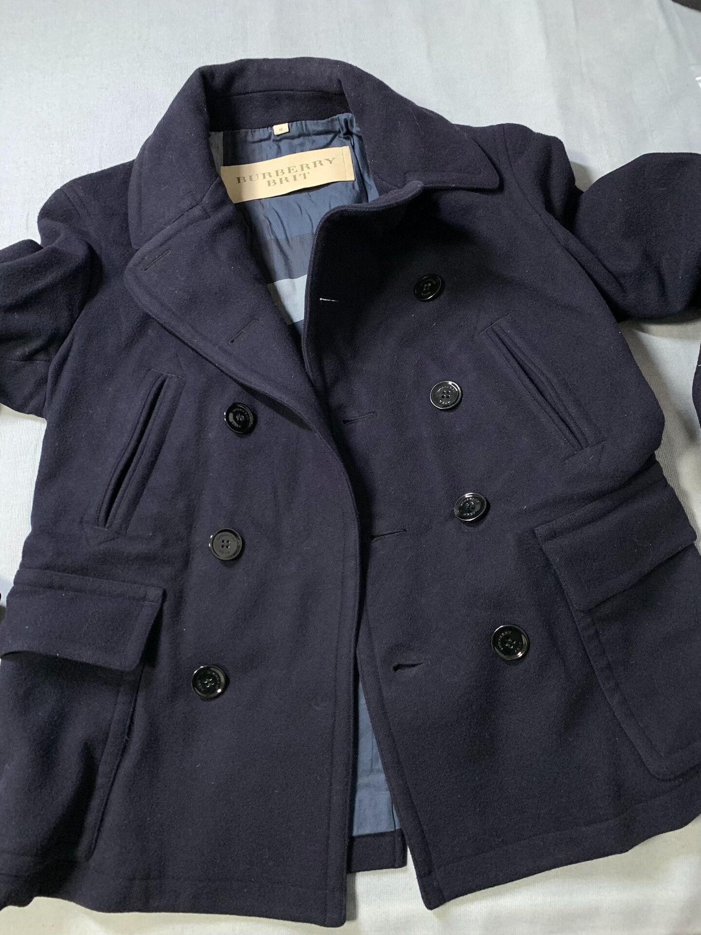 Burberry Burberry Wool Double-Breasted Coat Size US M / EU 48-50 / 2 - 5 Thumbnail