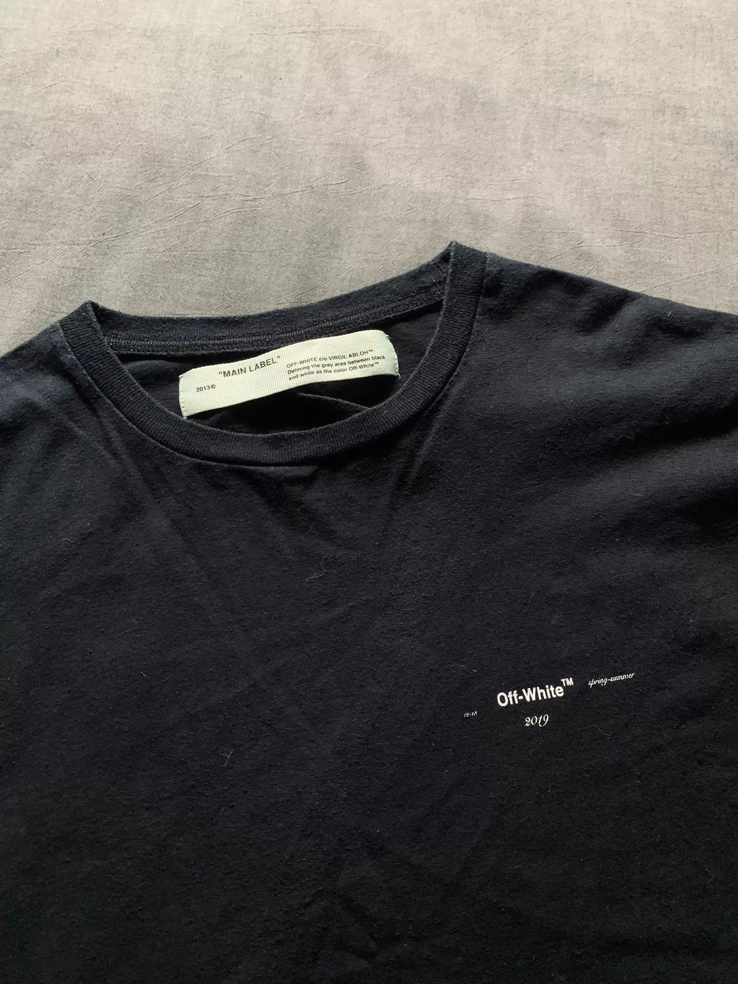Off-White OFF-WHITE Monet Oil Painting Black Tee Size XXS / US 00 / IT 34 - 3 Thumbnail