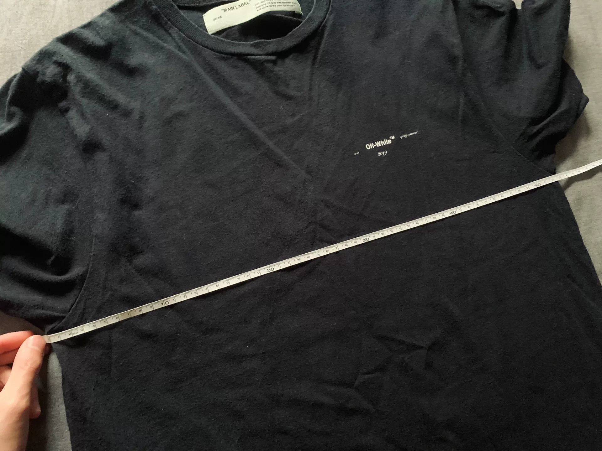 Off-White OFF-WHITE Monet Oil Painting Black Tee Size XXS / US 00 / IT 34 - 5 Thumbnail