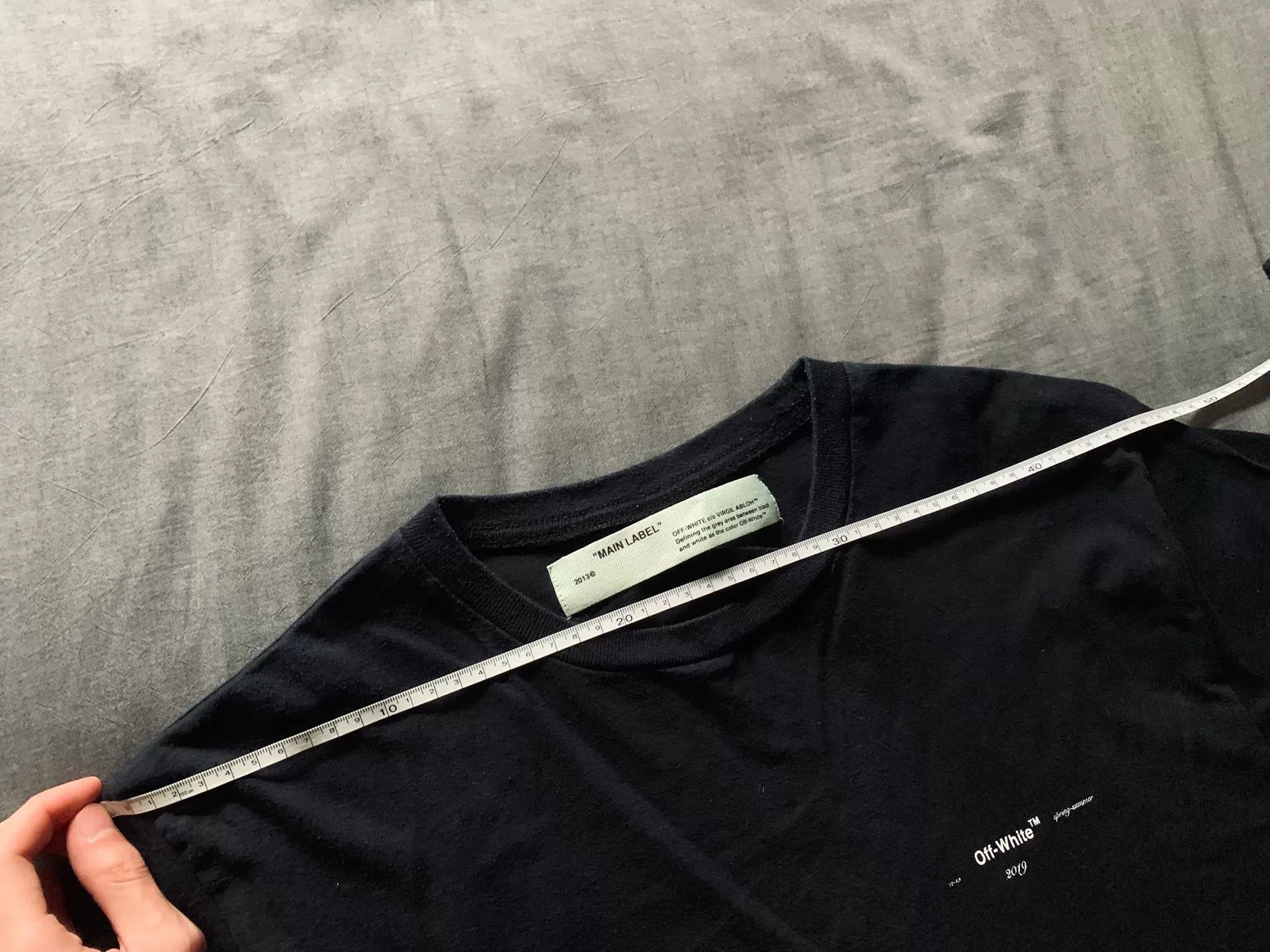 Off-White OFF-WHITE Monet Oil Painting Black Tee Size XXS / US 00 / IT 34 - 6 Thumbnail