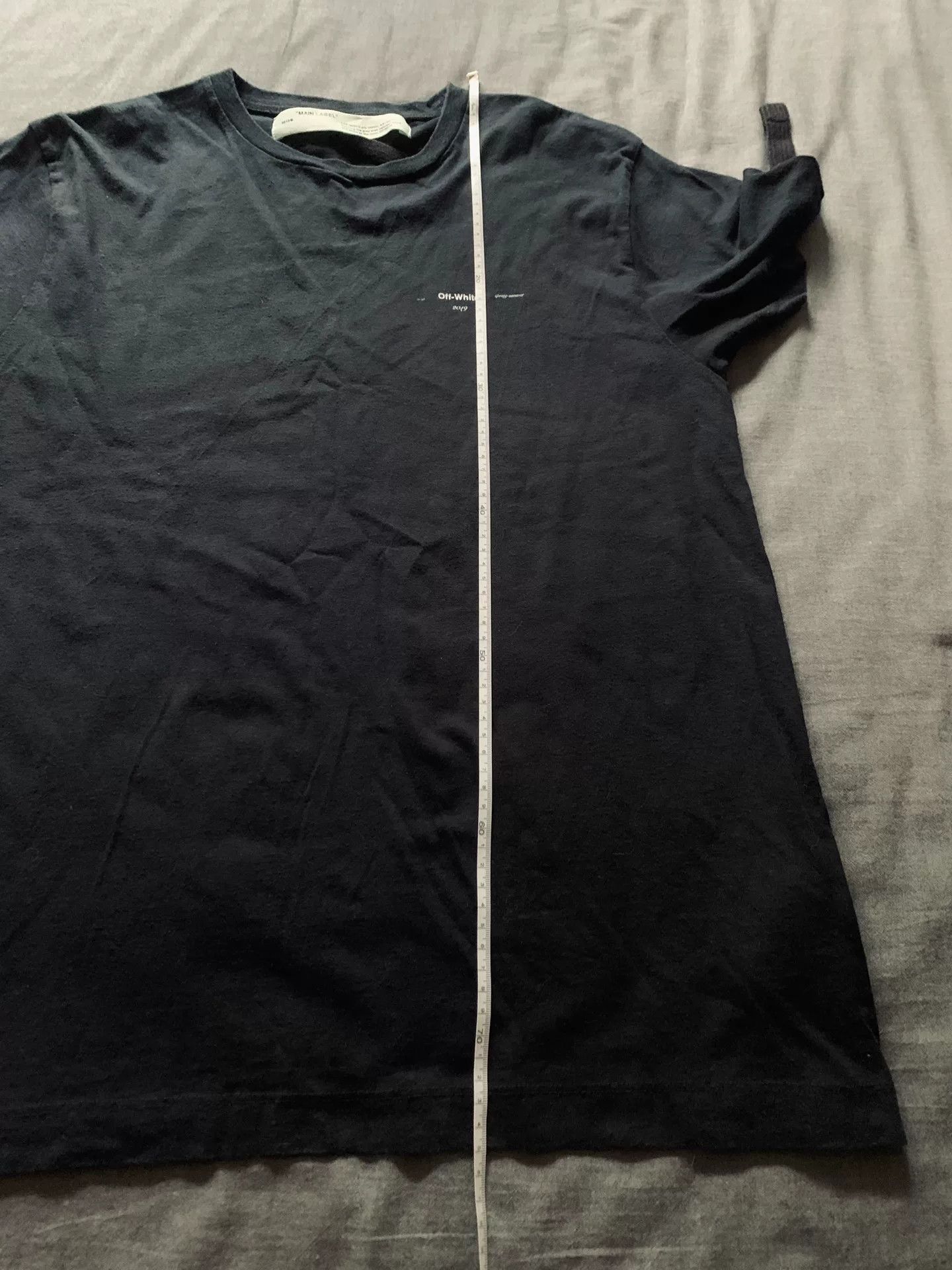 Off-White OFF-WHITE Monet Oil Painting Black Tee Size XXS / US 00 / IT 34 - 7 Thumbnail