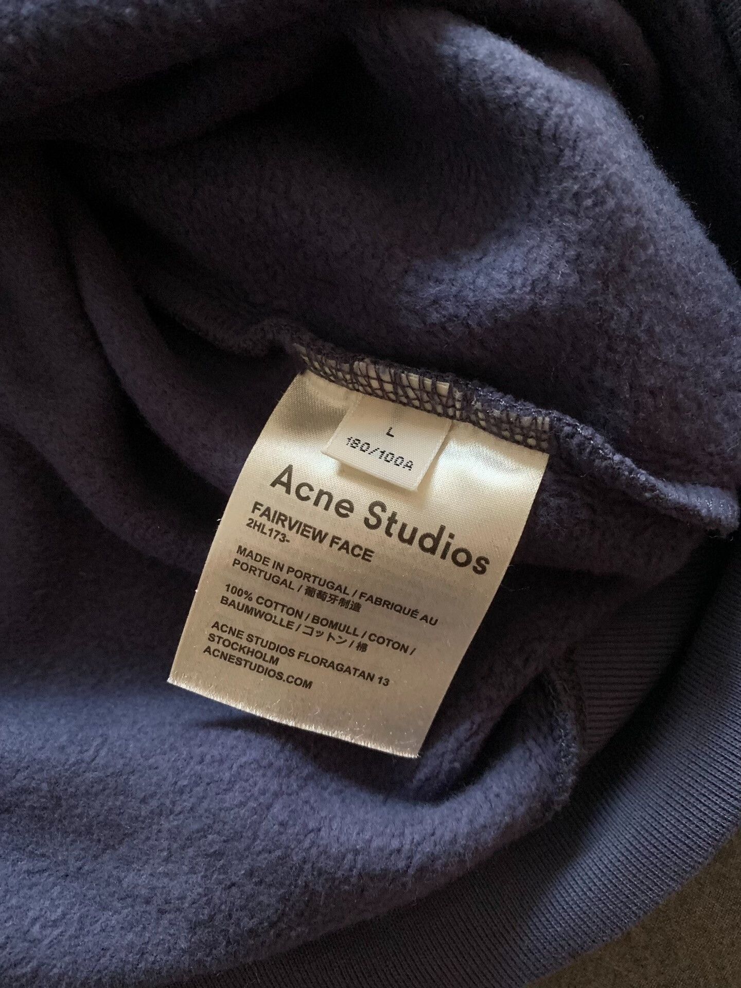 Acne Studios Acne Studios Robot Embroidery Sweatshirt Size US L / EU 52-54 / 3 - 4 Thumbnail