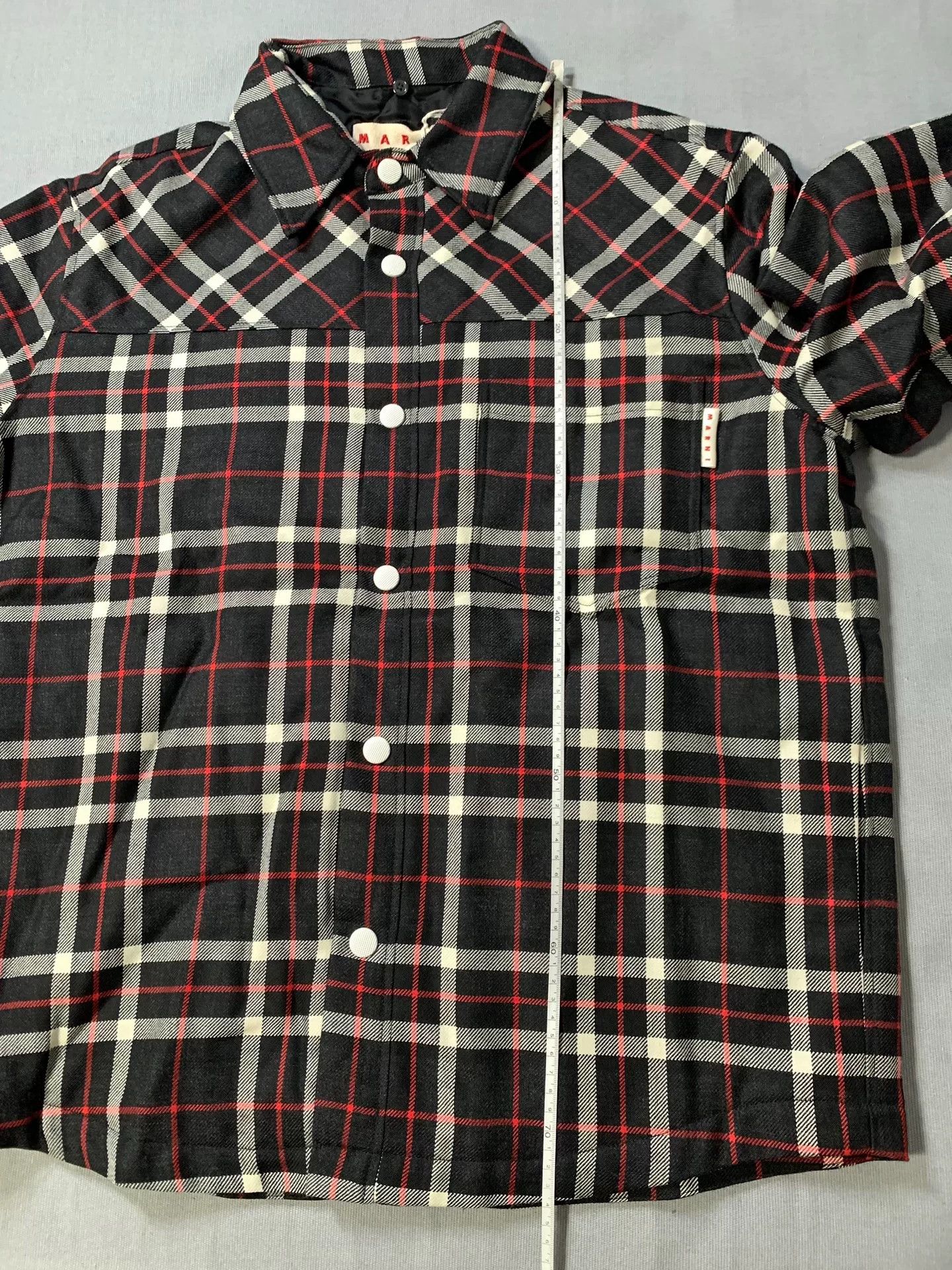 Marni MARNI Plaid Wool Men's Jacket Size US S / EU 44-46 / 1 - 8 Thumbnail