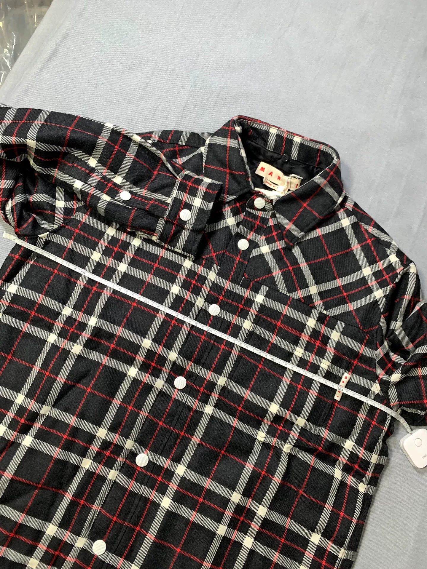 Marni MARNI Plaid Wool Men's Jacket Size US S / EU 44-46 / 1 - 6 Thumbnail