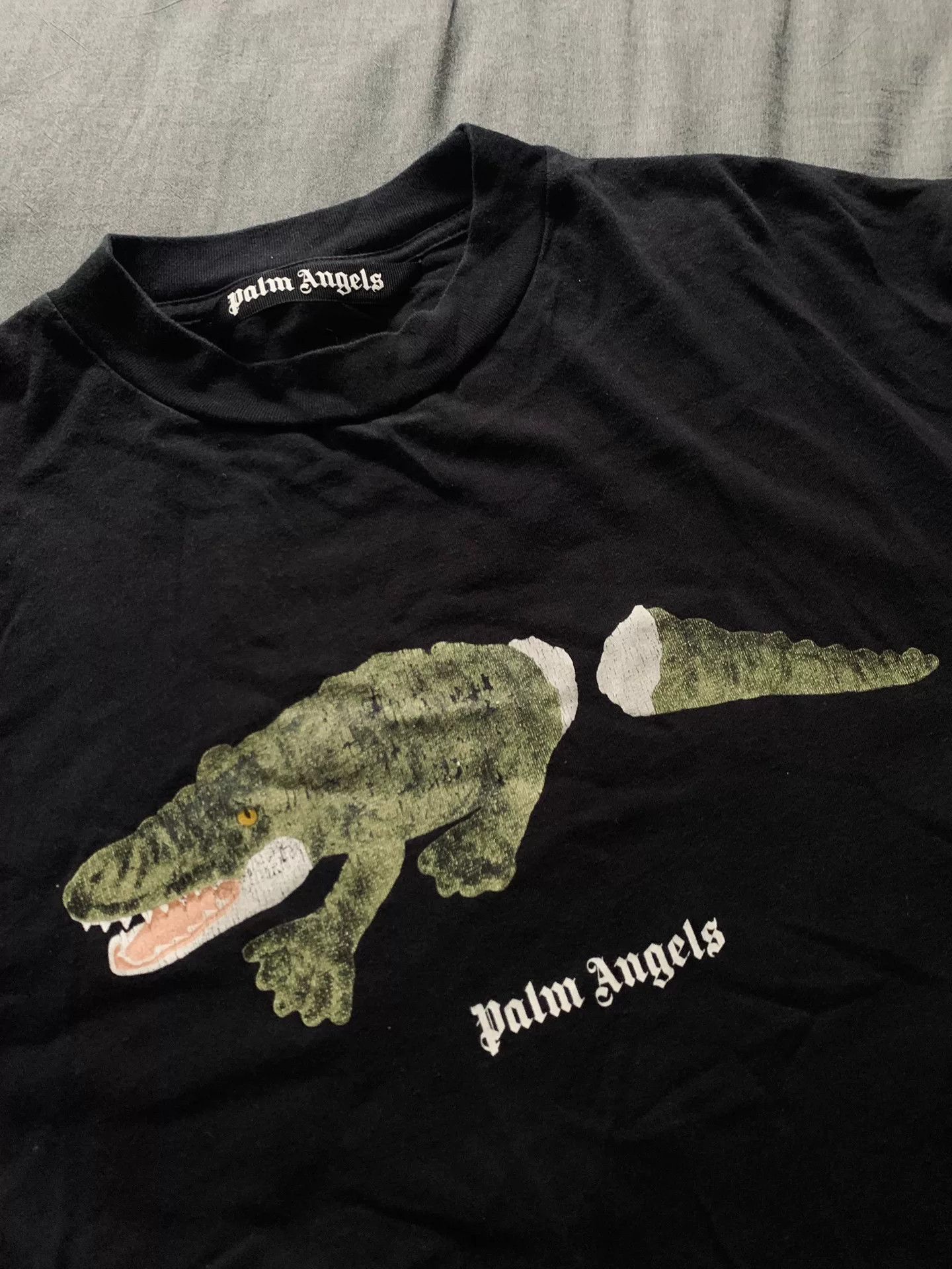 Palm Angels Palm Angels Crocodile Print Short Sleeve Size US M / EU 48-50 / 2 - 2 Thumbnail