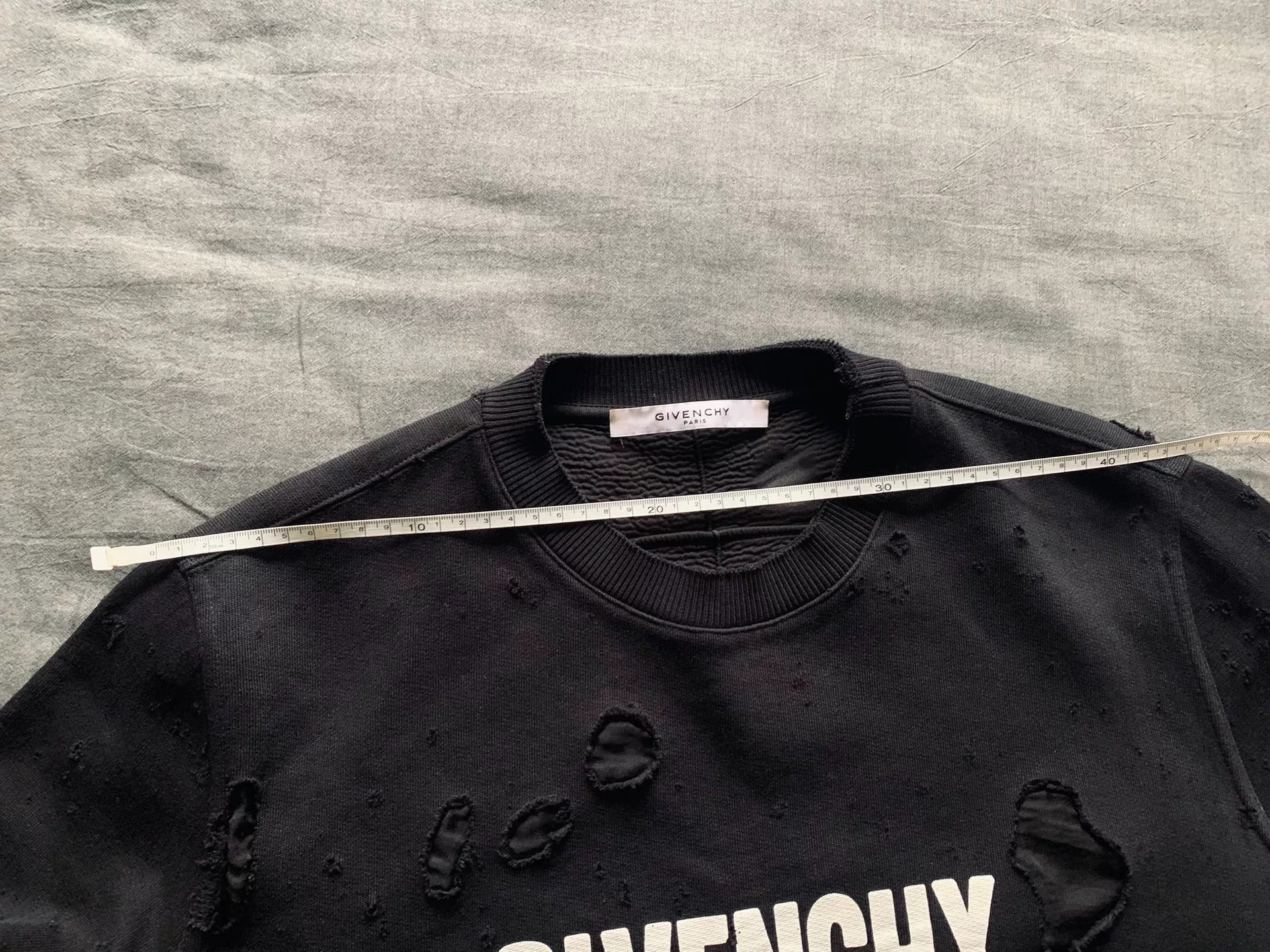 Givenchy Givenchy Double Layer Distressed Sweatshirt Size US M / EU 48-50 / 2 - 8 Thumbnail