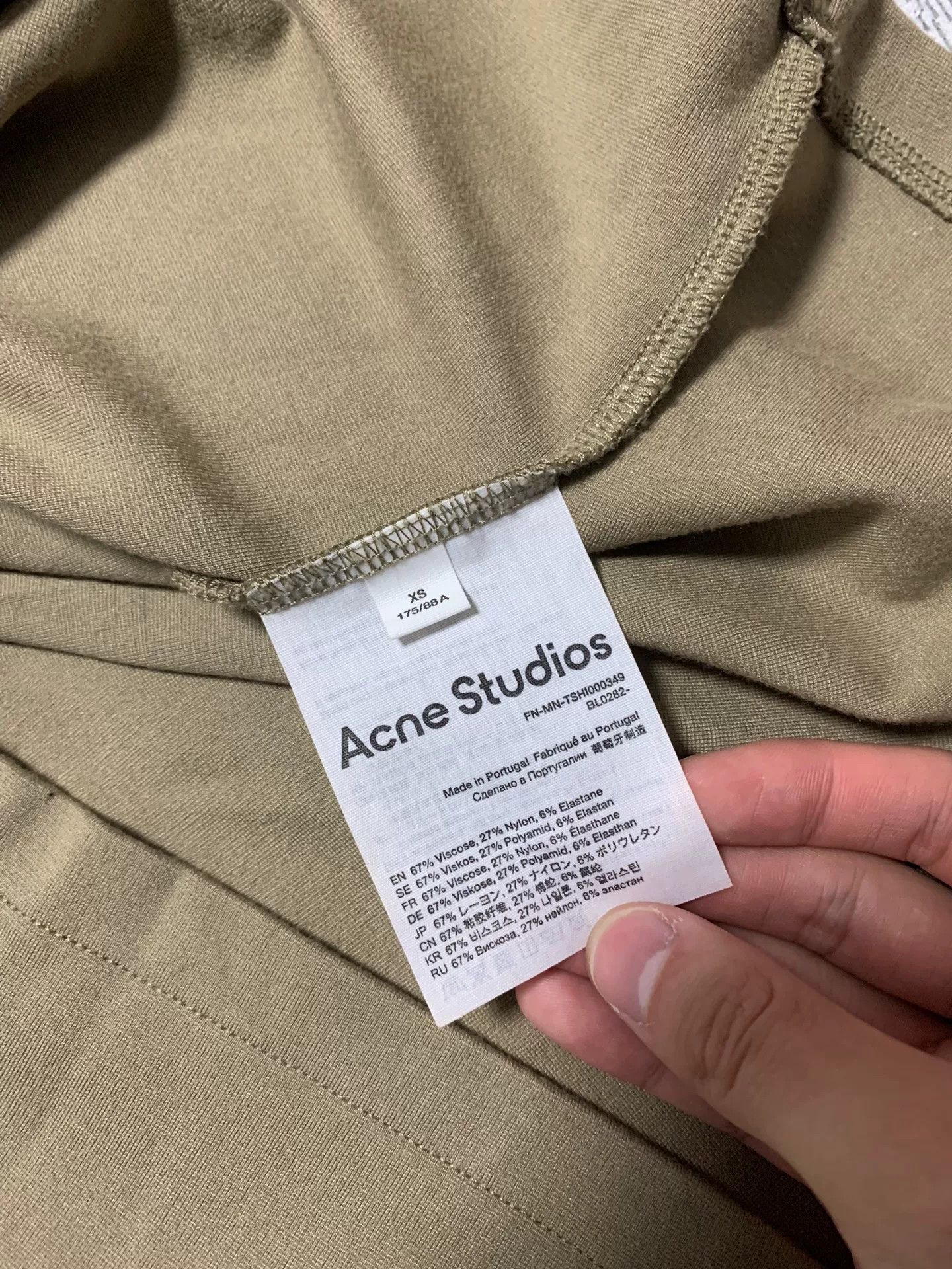 Acne Studios Acne Studios Letter Logo Short-Sleeve Size US M / EU 48-50 / 2 - 4 Thumbnail
