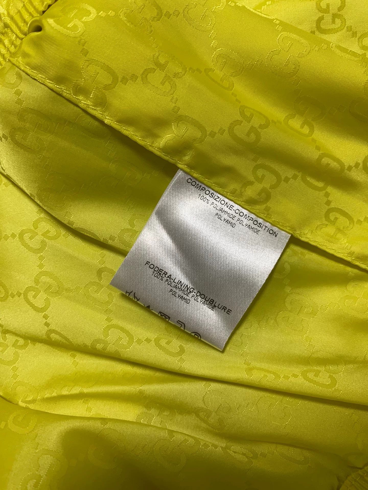 Gucci Gucci Fluorescent Yellow Dragon Print Jacket Size US L / EU 52-54 / 3 - 5 Thumbnail