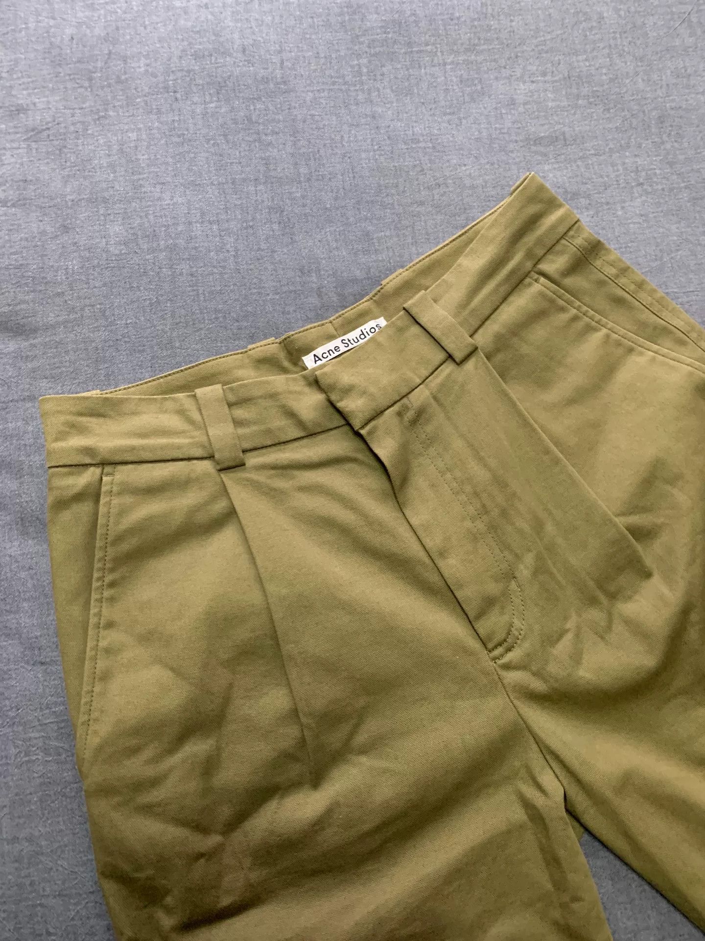 Acne Studios Acne Studios Double-Pleated Cropped Pants Size US 28 / EU 44 - 2 Thumbnail