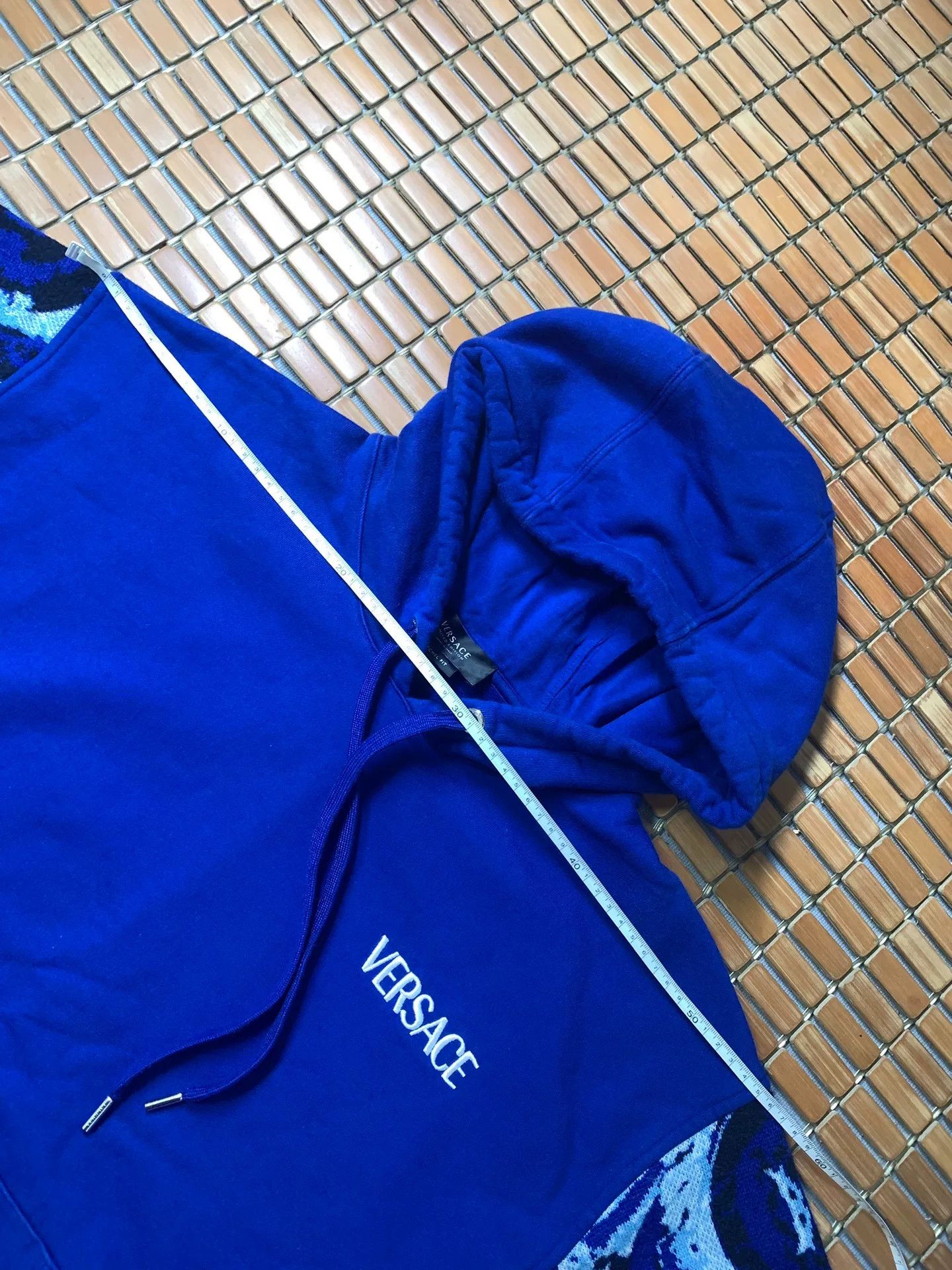 Versace Versace Wool Spliced Hoodie Size US XS / EU 42 / 0 - 7 Thumbnail
