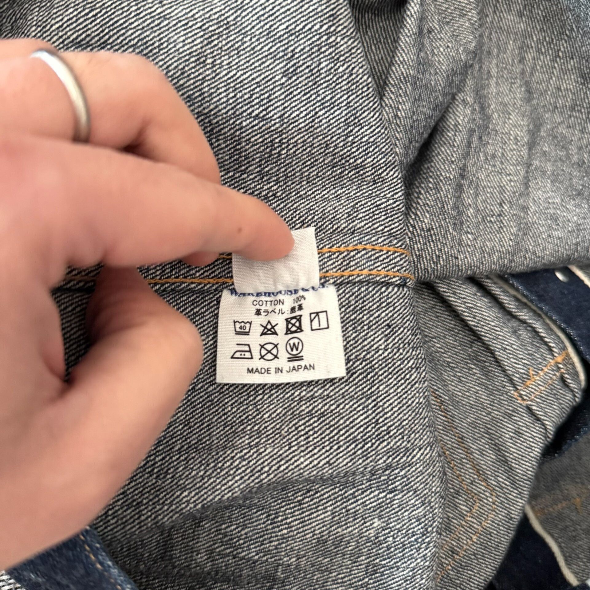 Warehouse & Co. Warehouse 2001xx Natural Dye Denim Jacket Size US XS / EU 42 / 0 - 9 Thumbnail