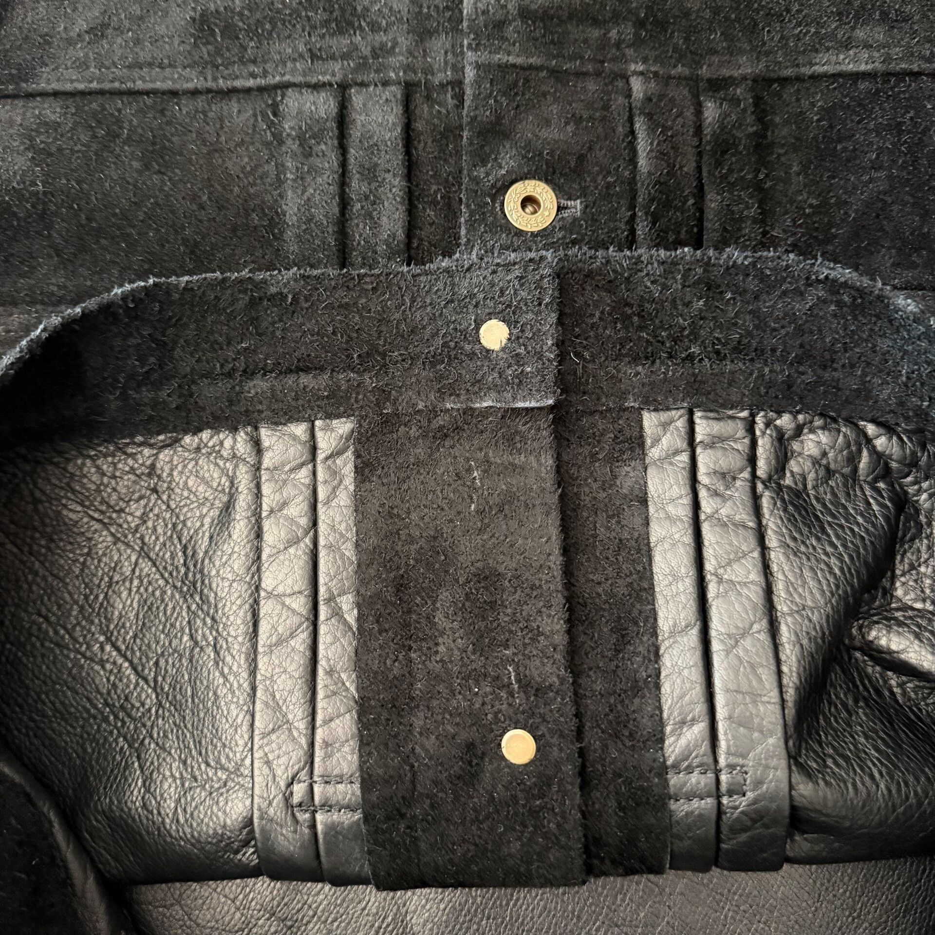 Y'2 Leather Y'2 Leather Black Suede Leather Jacket Size US XXS / EU 40 - 7 Thumbnail