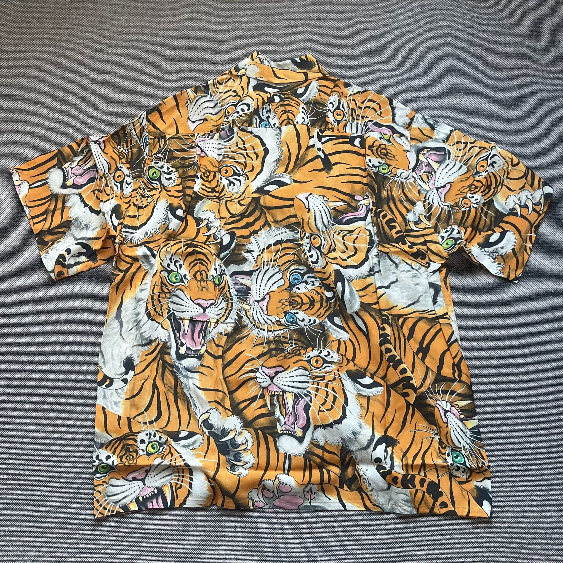 Wacko Maria Wacko Maria x Tim Lehi Tiger Hawaiian Shirt Size US L / EU 52-54 / 3 - 2 Thumbnail