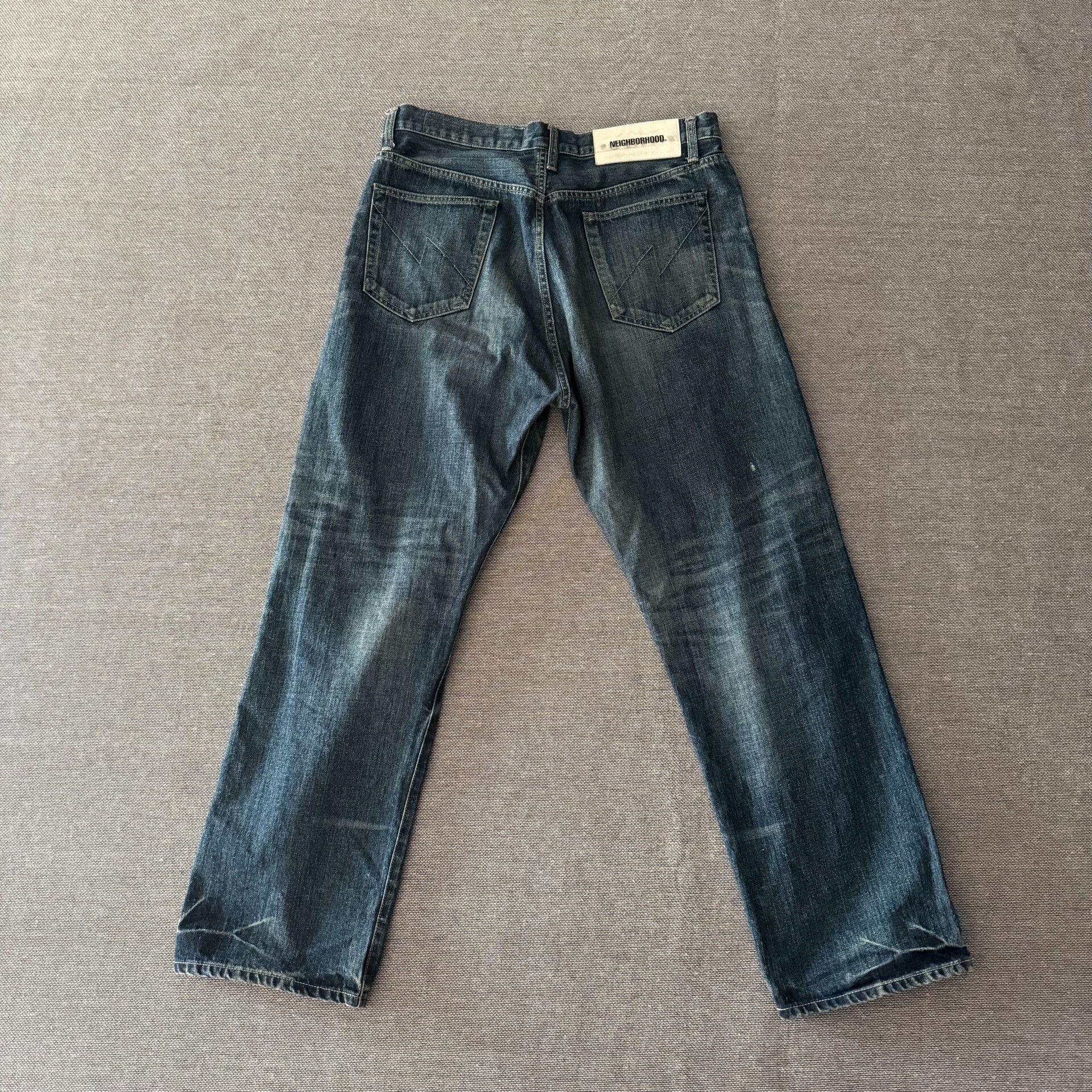 Neighborhood Neighborhood 23AW Basic Washed Jeans Size US 36 / EU 52 - 3 Thumbnail