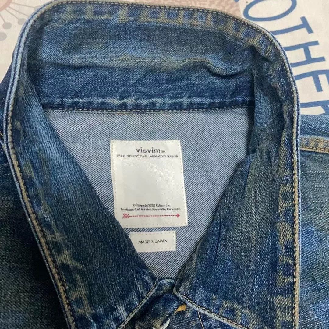 Visvim Visvim 101 19AW Dry Dmgd-1000 Denim Jacket Size US L / EU 52-54 / 3 - 7 Thumbnail