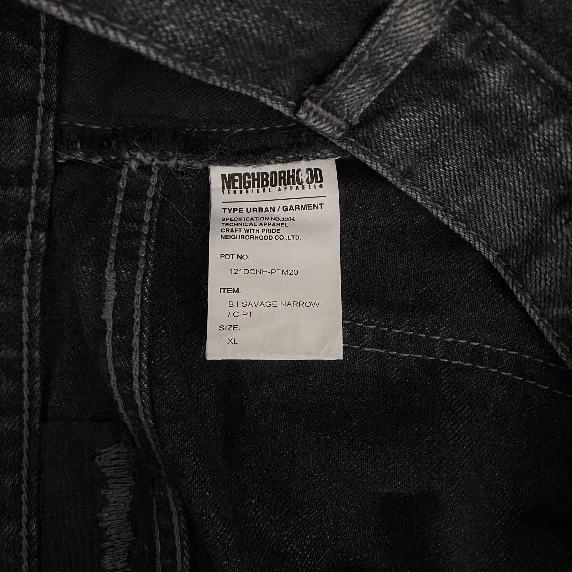 Neighborhood Neighborhood 12ss Black Soul Jeans Size US 38 / EU 54 - 9 Thumbnail
