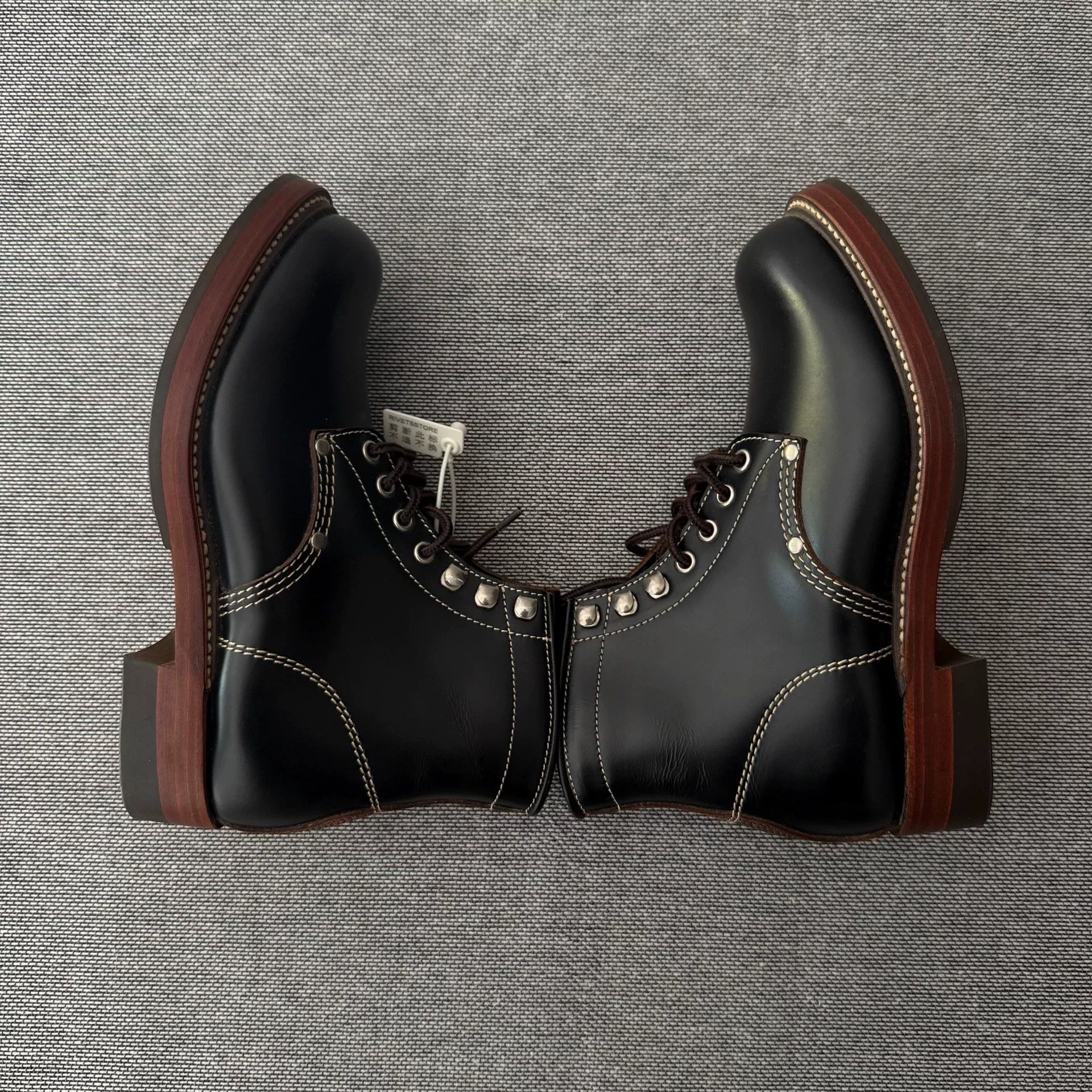 TOYS McCOY Toys McCoy 7E Leather Railroad Boots Size US 7 / EU 40 - 2 Thumbnail
