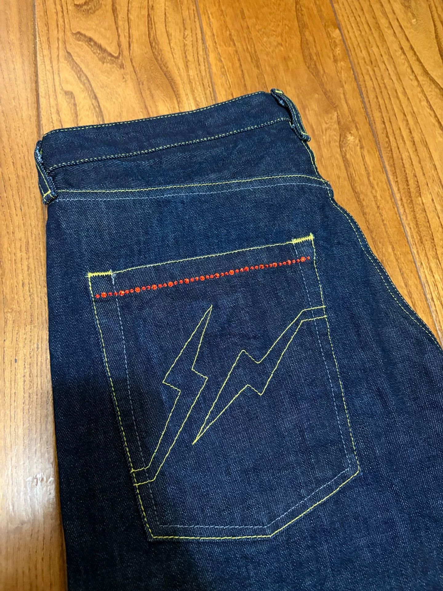 Levi's Levi's Fenom Disco Red Diamond Jeans Size US 34 / EU 50 - 6 Thumbnail