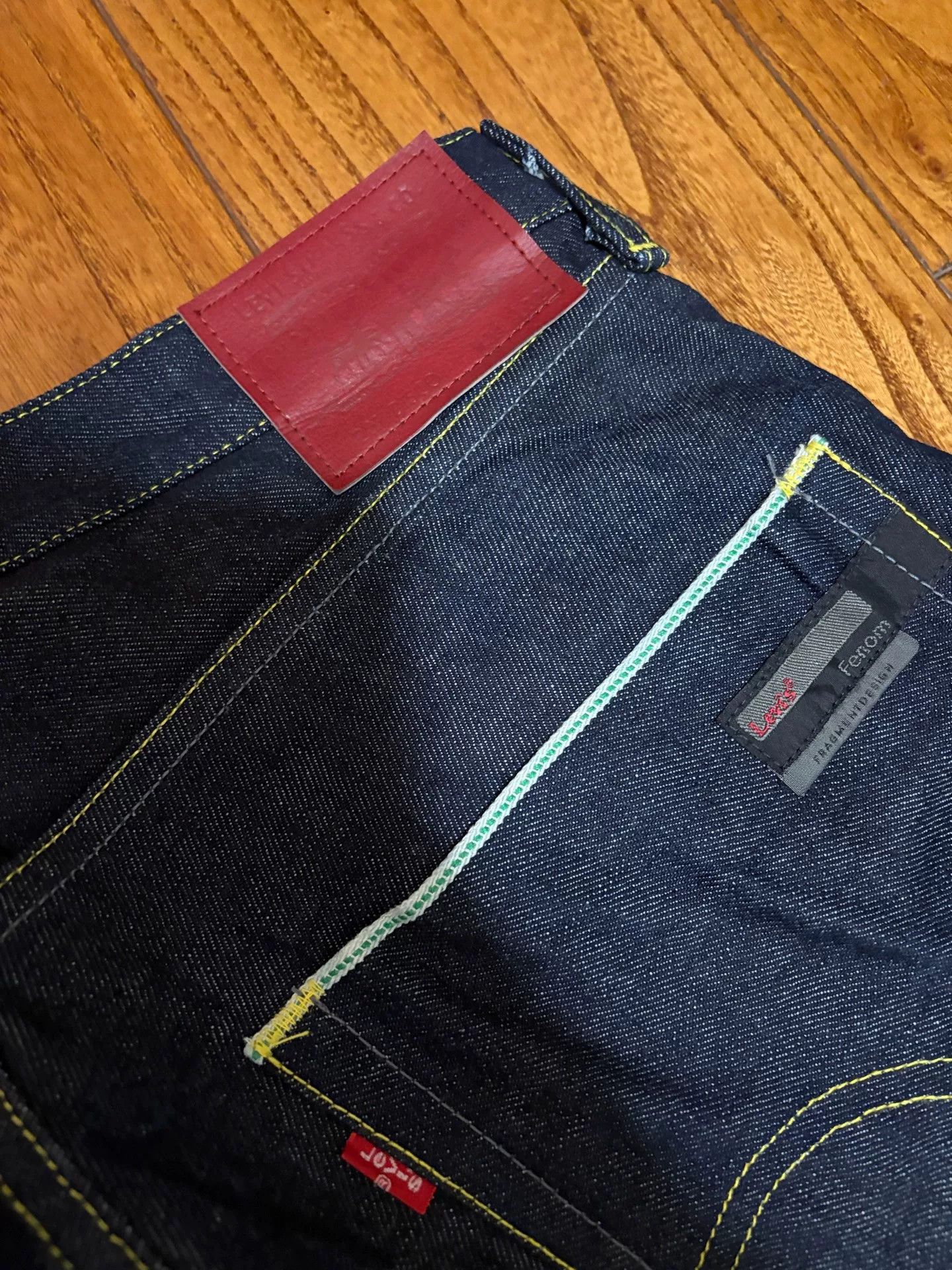 Levi's Levi's Fenom Disco Red Diamond Jeans Size US 34 / EU 50 - 7 Thumbnail