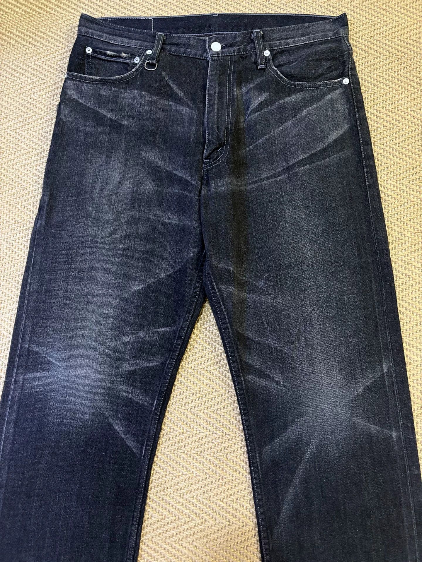 Levi's Levi's Fenom 505 Black Heavy Washed Jeans Size US 34 / EU 50 - 3 Thumbnail