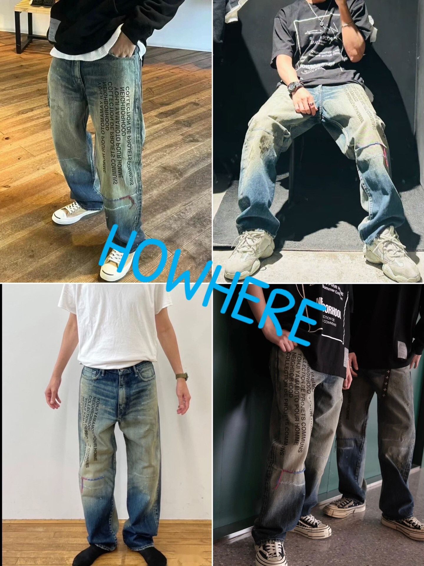 Yohji Yamamoto Neighborhood x Yohji Yamamoto Denim Jeans Size US 26 / EU 42 - 9 Thumbnail